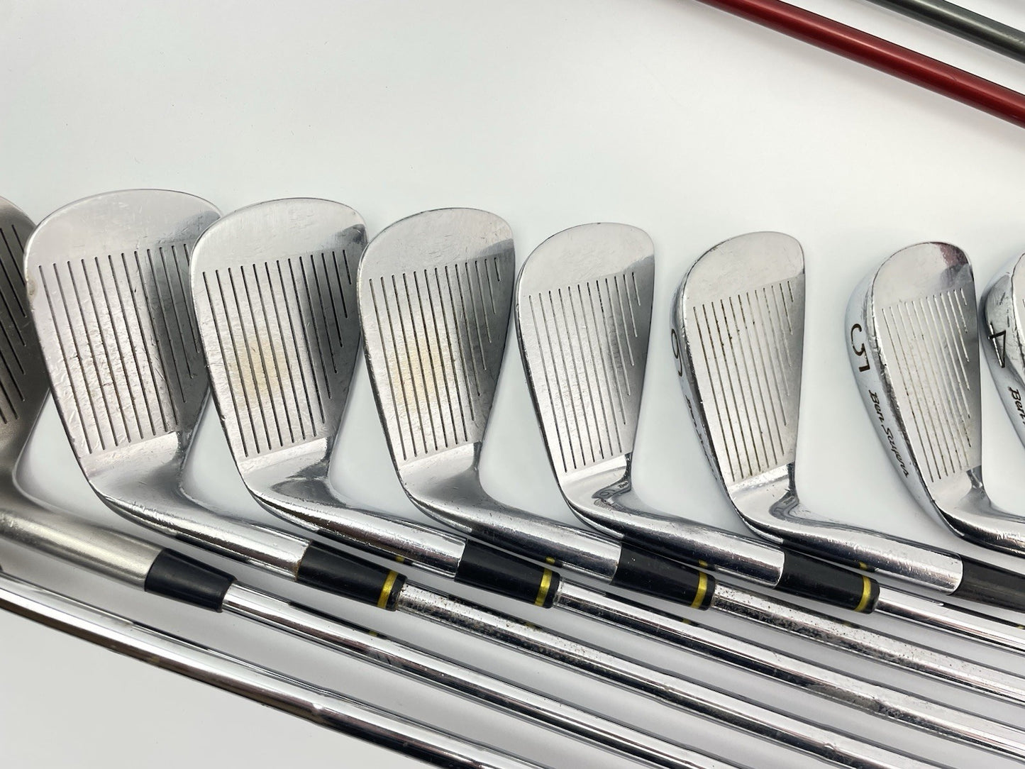 Mens Golf Package Set 13 Clubs Regular Flex /Right /New Grips /Cart Bag /283089