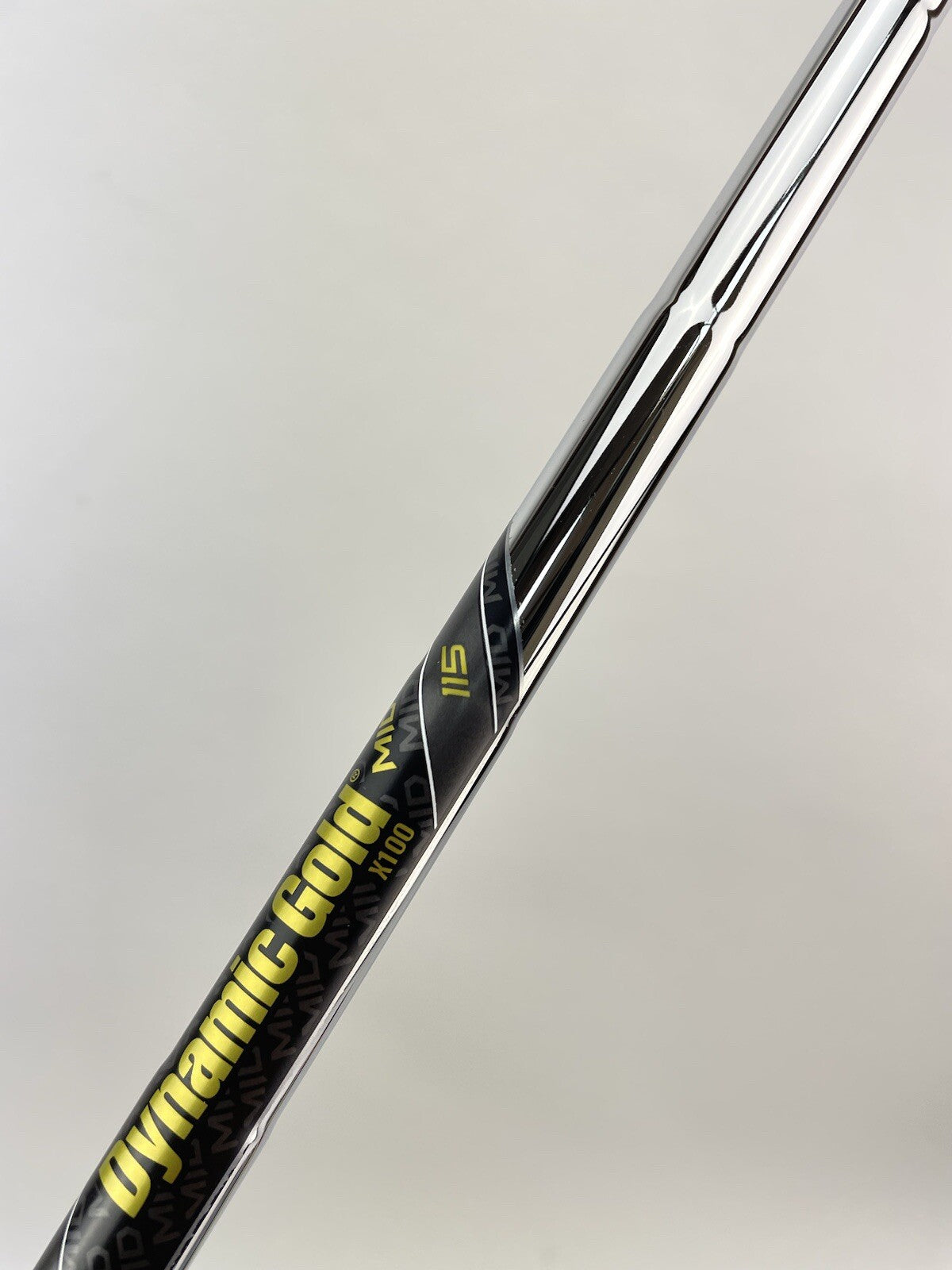 Dynamic Gold 115 Iron Shaft MID X100 X Flex Steel 35" /0.370 Parallel /183326