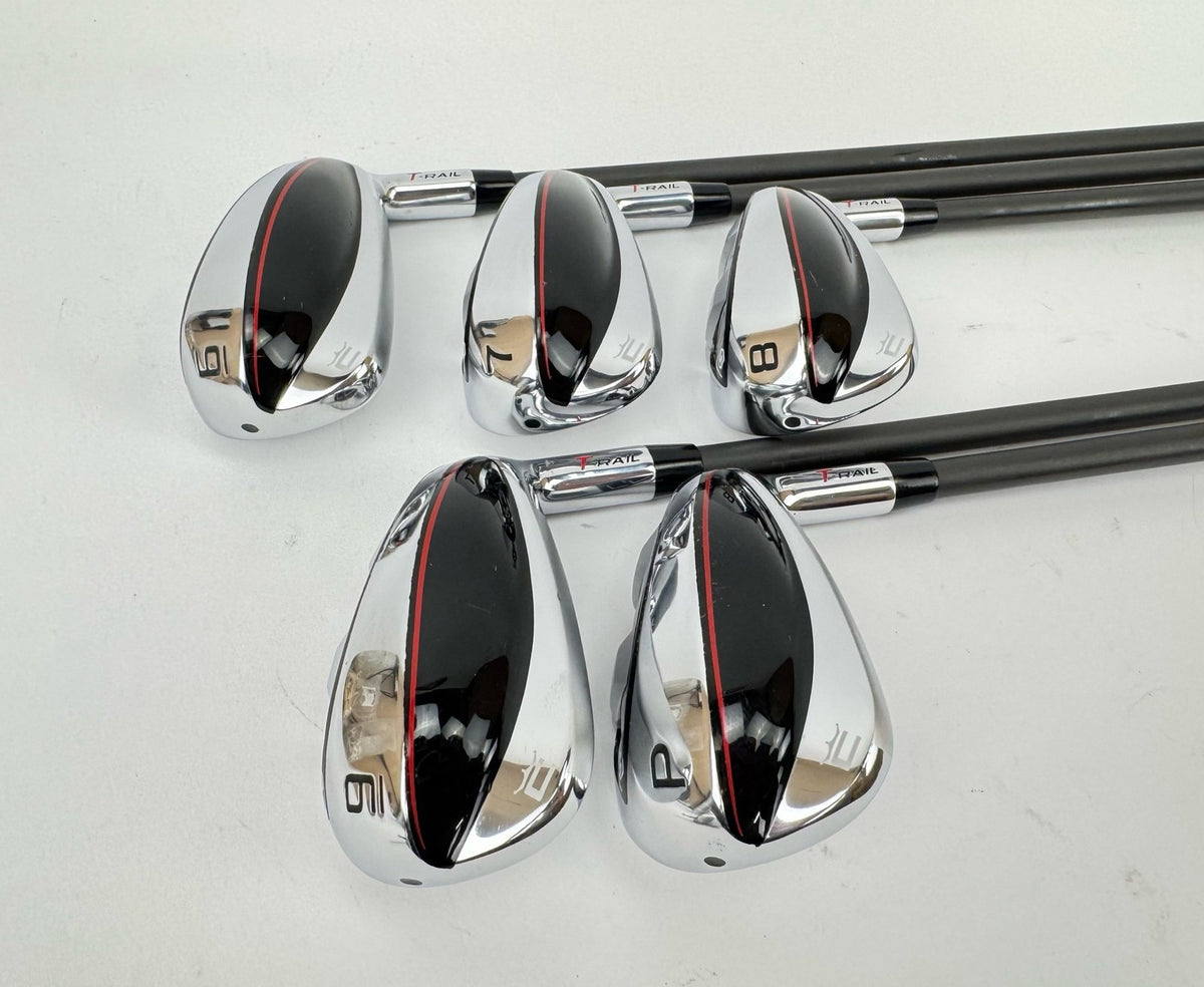 Cobra T-Rail Irons 6-PW Regular Flex Graphite Right Handed Excellent/373960