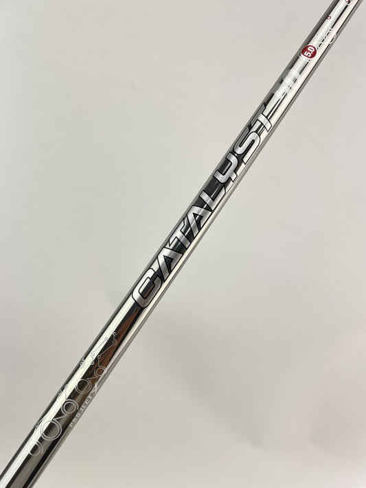 Catalyst 50 Iron Shaft 5.0 Senior Flex Graphite 34.5" /0.370 Parallel 185630