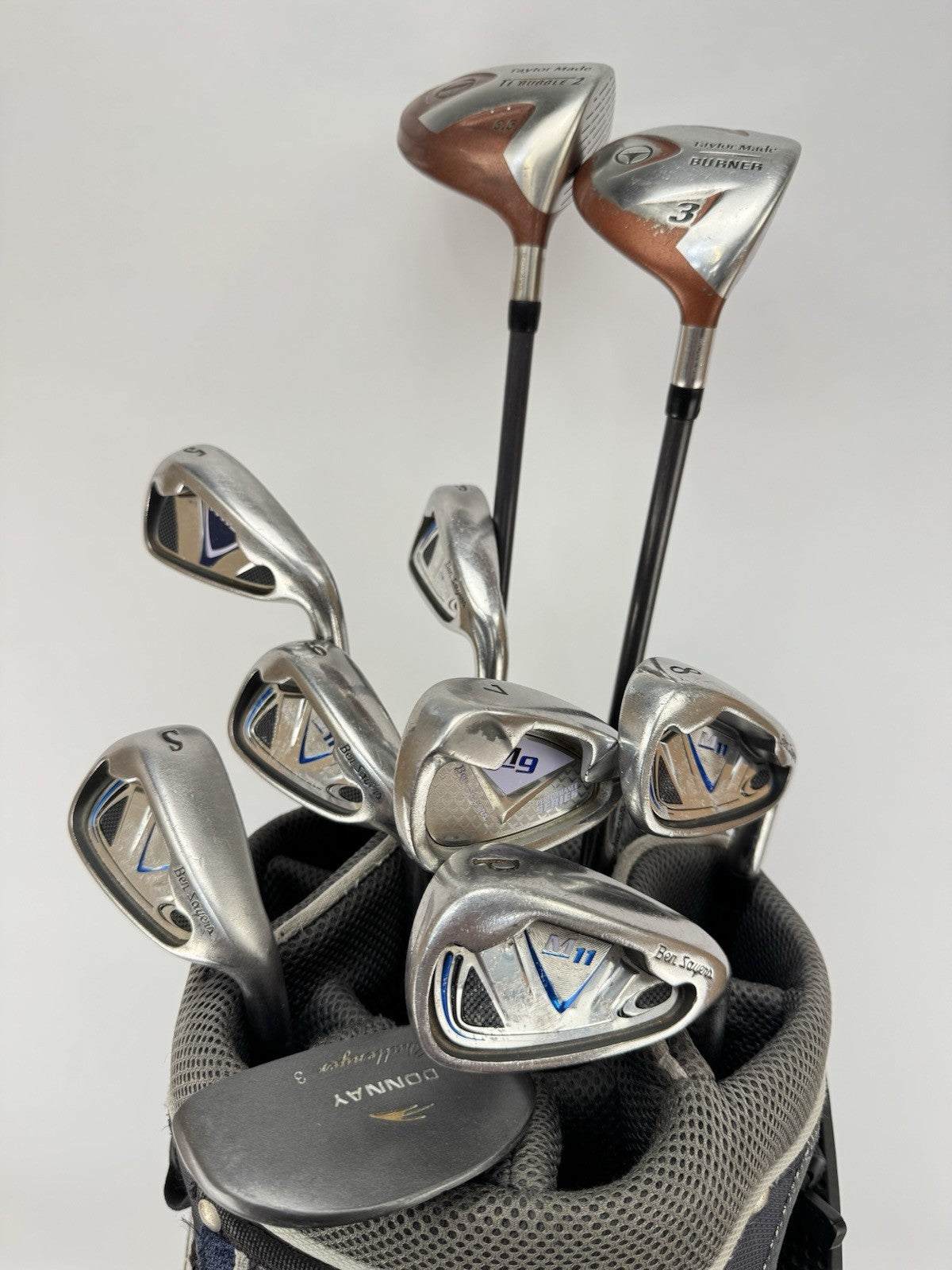 Mens Golf Package Set 10 Clubs Regular Flex /Right Handed /New Grips /Bag /344023