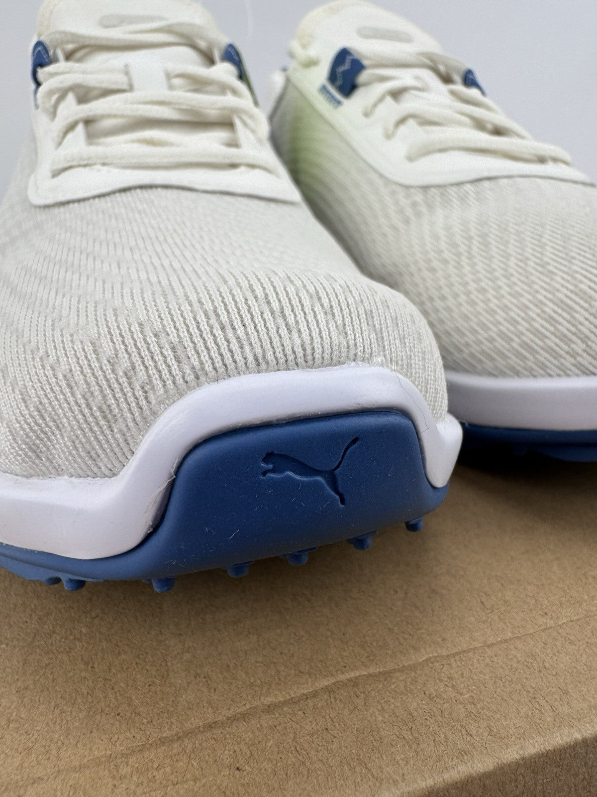 Puma Fusion Crush Sport Women's Trainers Size UK 8 White Blue Breathable/323458