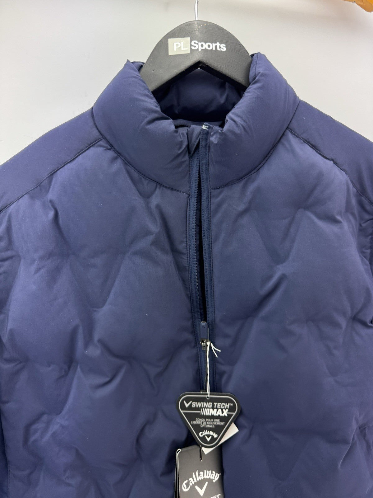 Callaway Thermal Puffer Jacket Welded Chev /Navy /Mens UK Small /New /305093