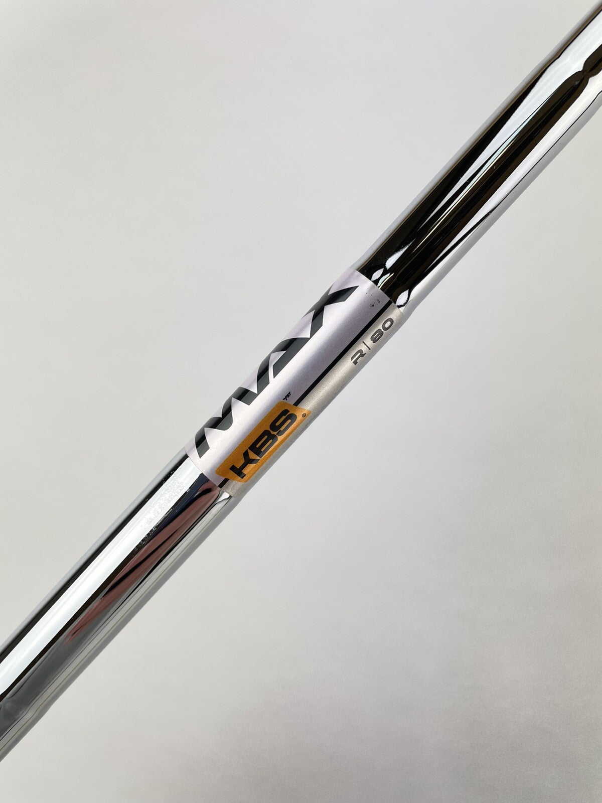 KBS Max 80 Iron Shaft Regular Flex Steel 36” /0.370 Parallel Tip /205624