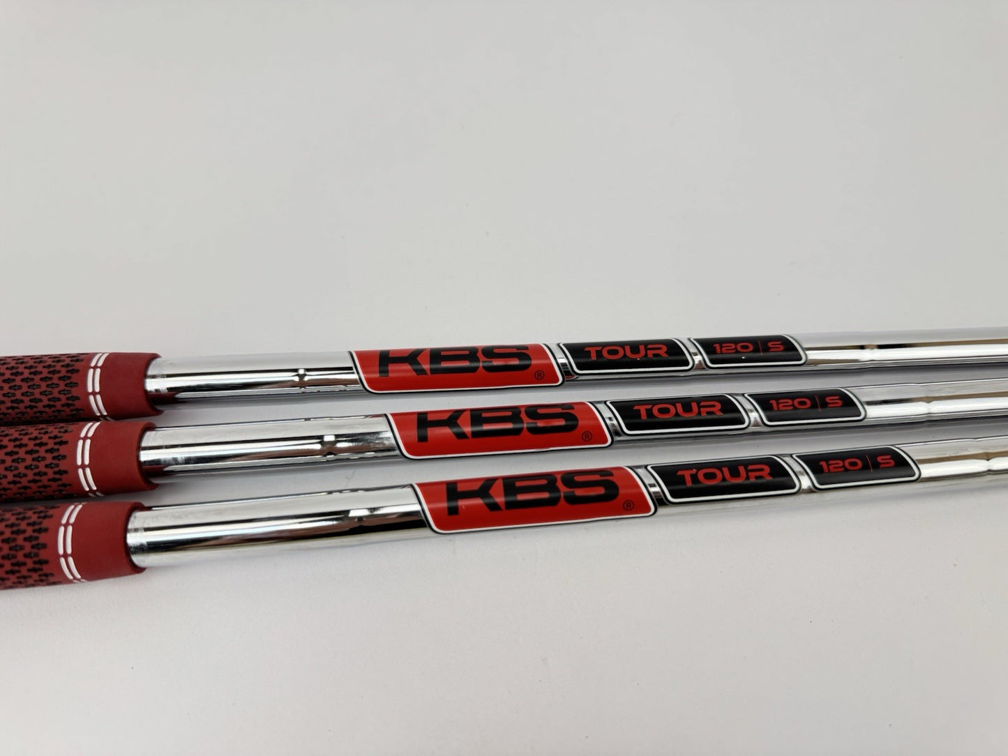 KBS Tour 120 Wedge Shaft Set (3) Stiff Flex Steel 0.355 Tapered /344660