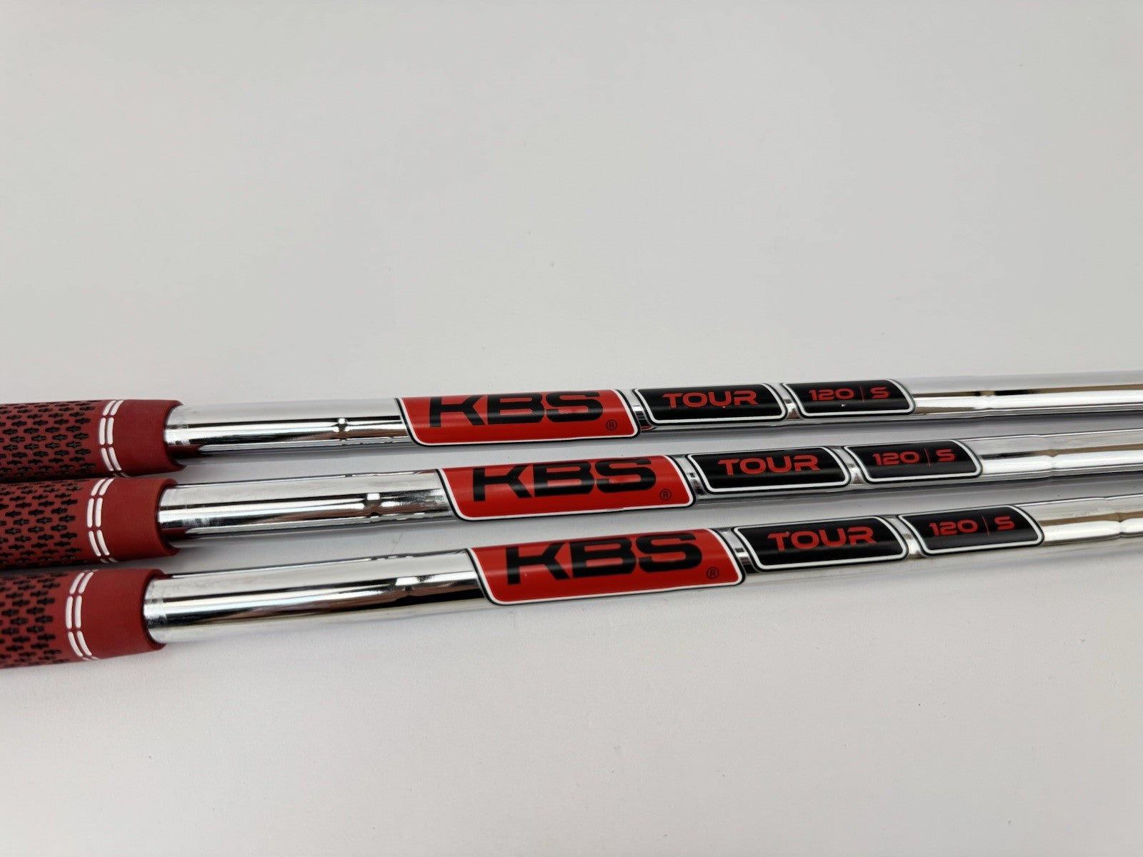 KBS Tour 120 Wedge Shaft Set (3) Stiff Flex Steel 0.355 Tapered /344660