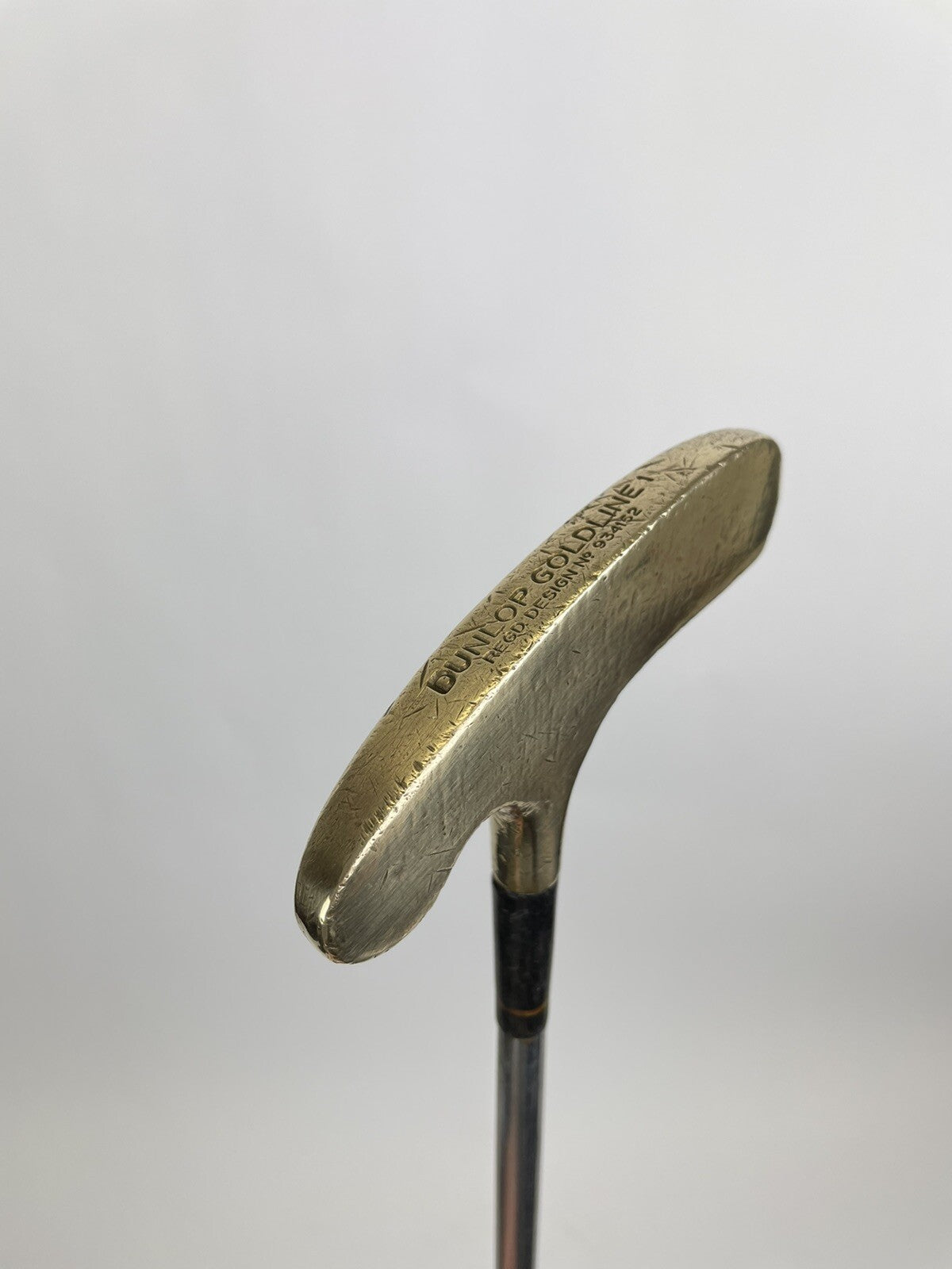 Dunlop Goldline Brass Putter Blade 35” Steel /Right /New Grip0