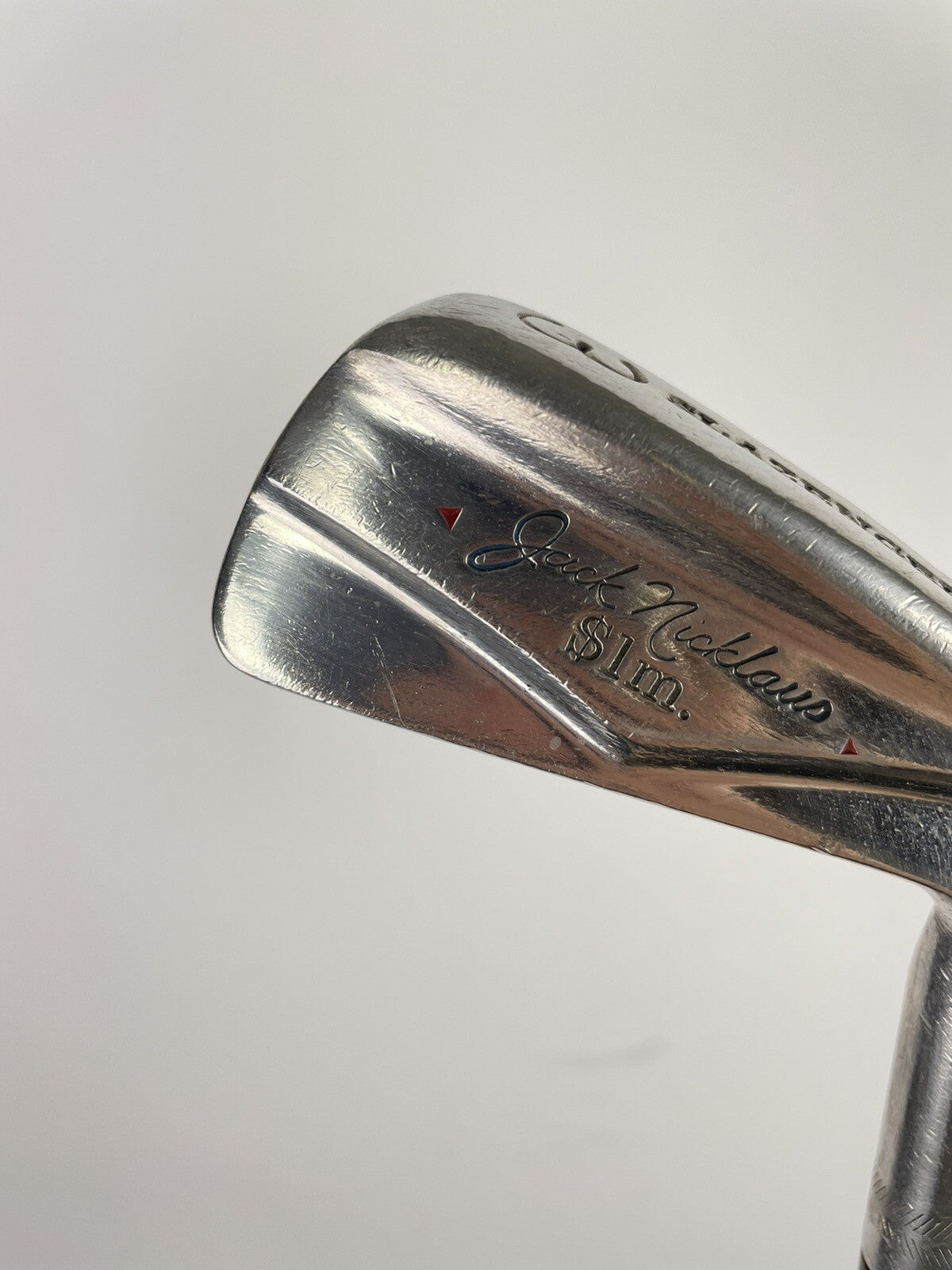 slazenger Jack Nicklaus $1M 3 iron Blade A Senior Steel /New grip /39212