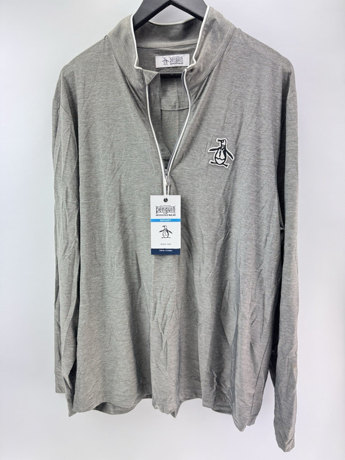 Original Penguin Golf Performance 1/4 Zip Earl Pullover Lightweight UK XL /286570