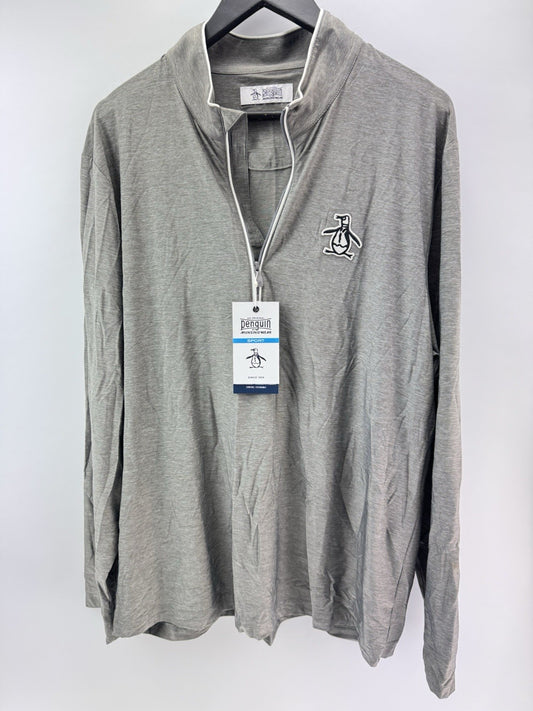 Original Penguin Golf Performance 1/4 Zip Earl Pullover Lightweight UK XL /286570