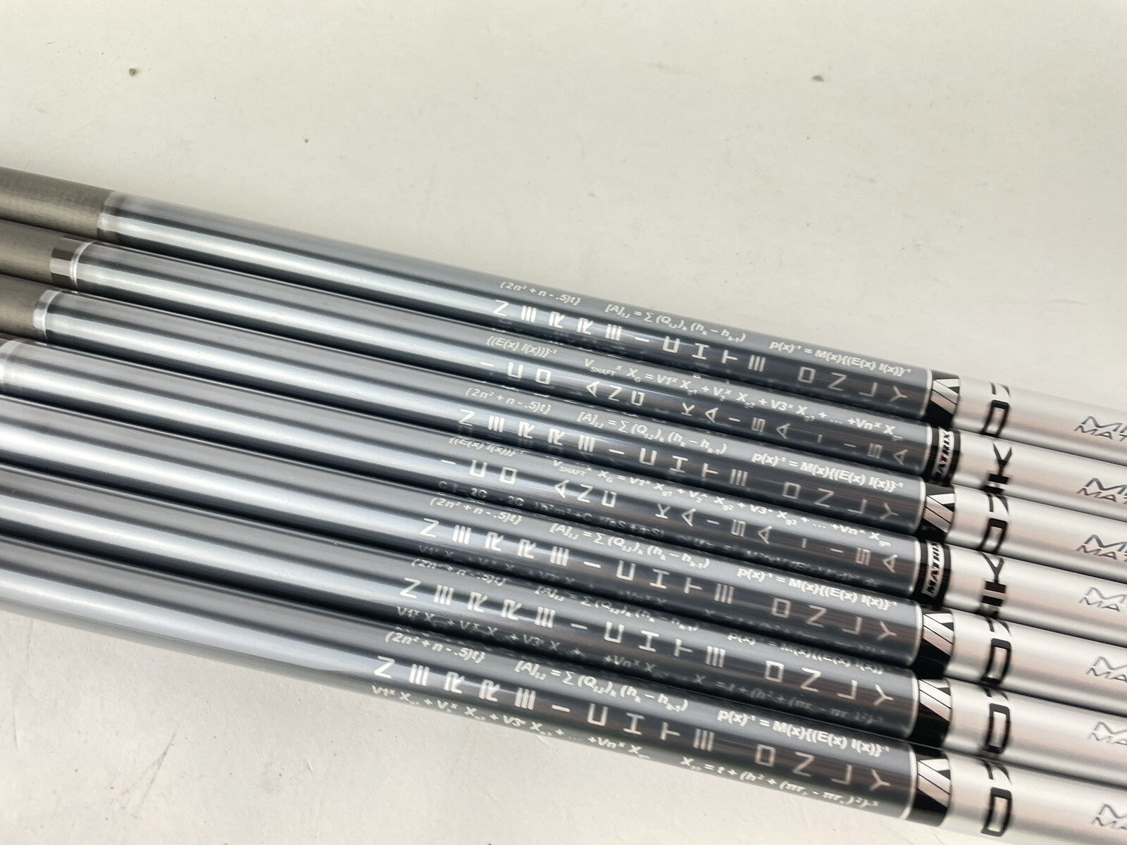 Matrix Ozik Iron Shaft Set Red Tie (7) Lite Senior Graphite Q4 42 /Brand New4