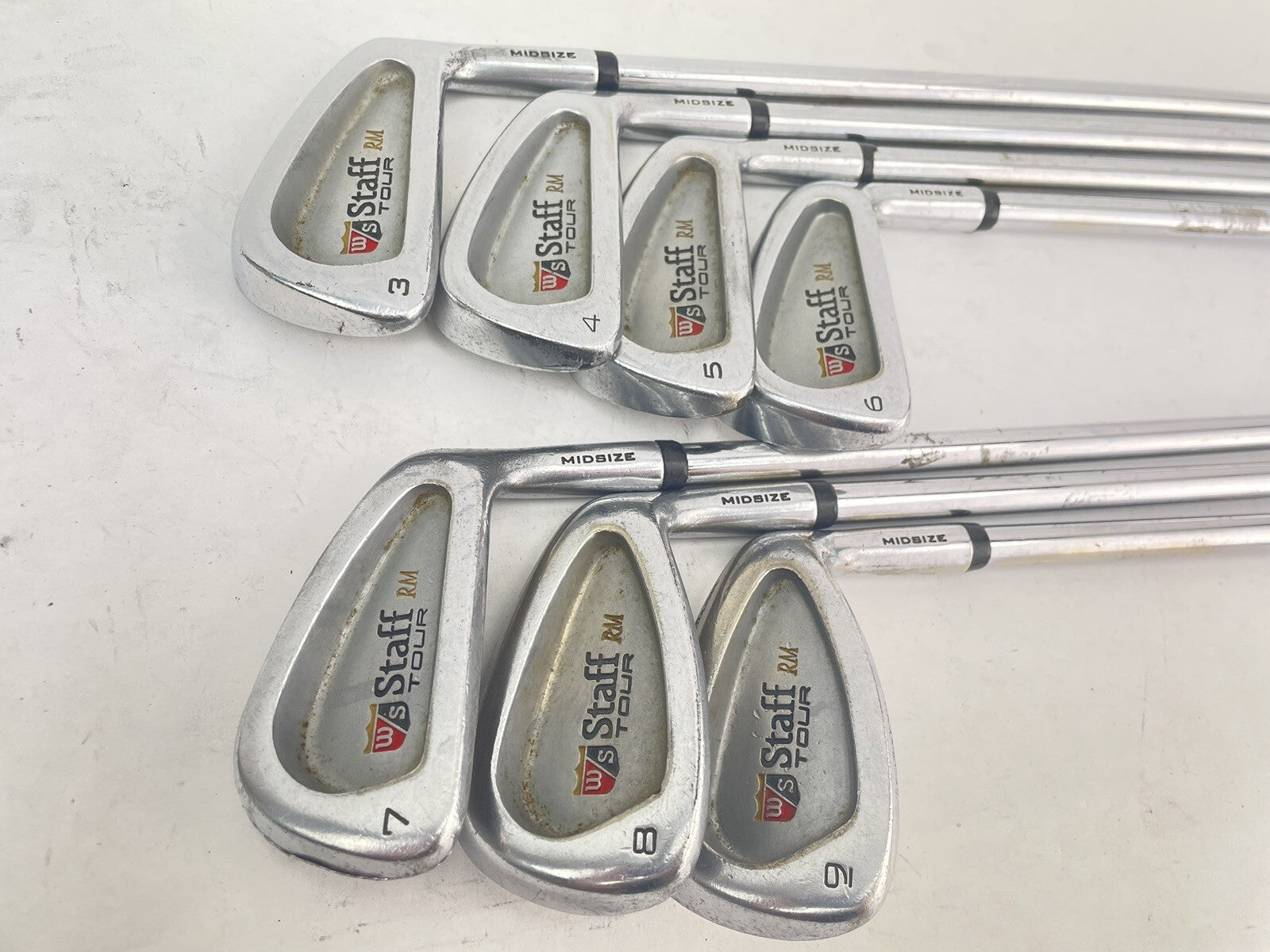 Wilson Staff Midsize Iron Set 3-9 RM Tour Regular Steel /Right /New Grips/177471