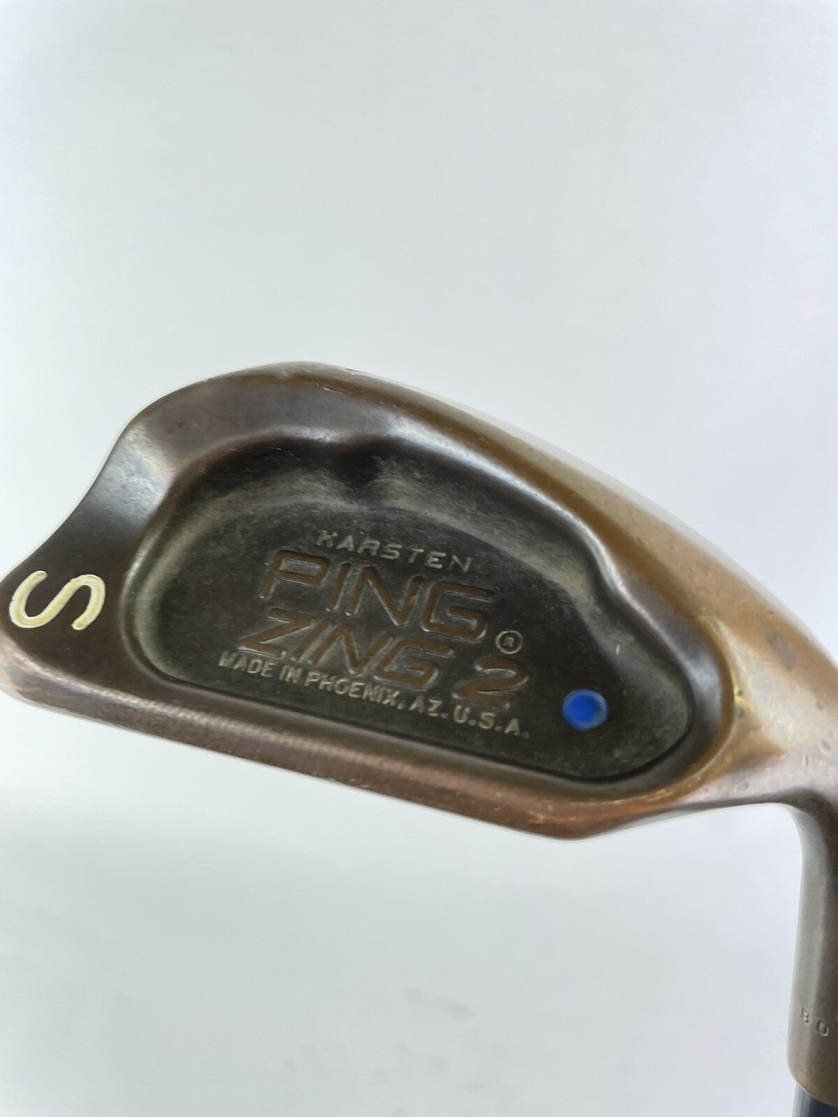 Ping Zing2 Becu Sand Wedge Blue Dot GL282 Stiff Graphite /New Jumbo Grip /124862