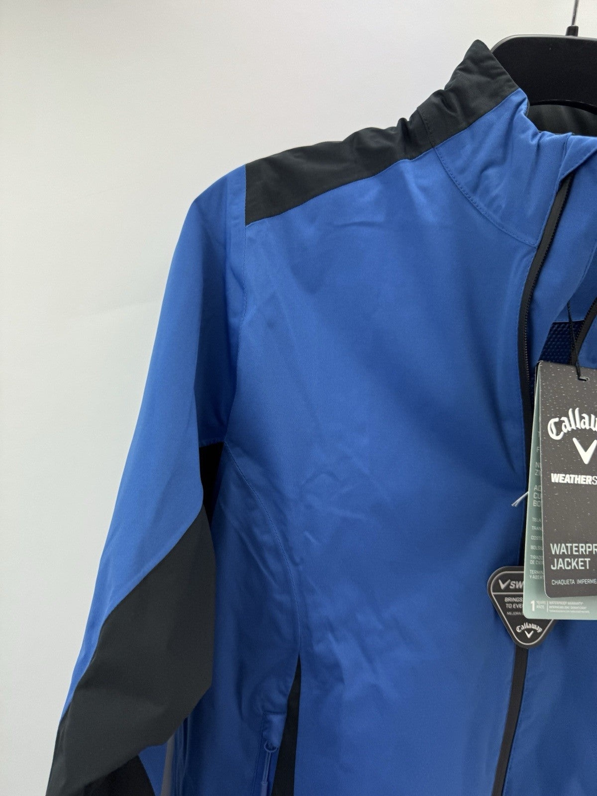 Callaway Stormlite II Waterproof Jacket Blue /Full Zip /UK Small /New /275622