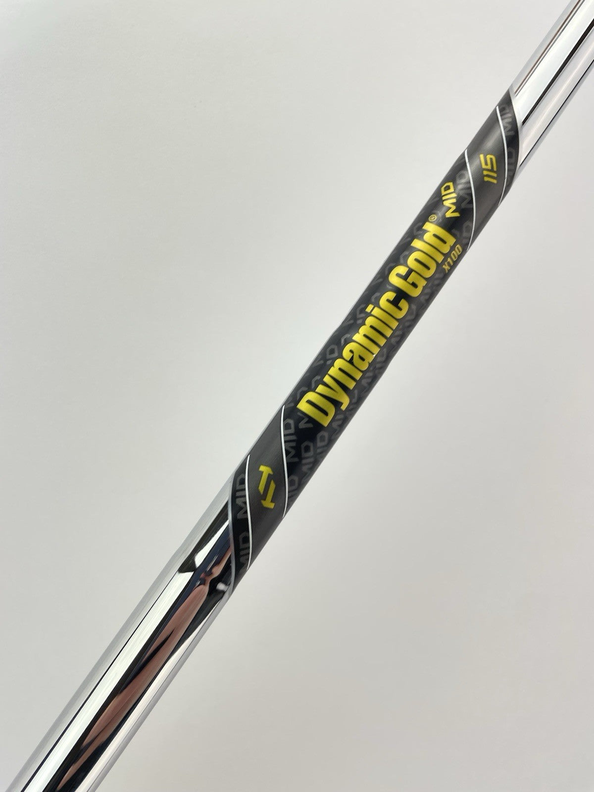 Dynamic Gold Mid 115 Iron Shaft X100 X Flex Steel 35.25” /0.355 Tapered /298932