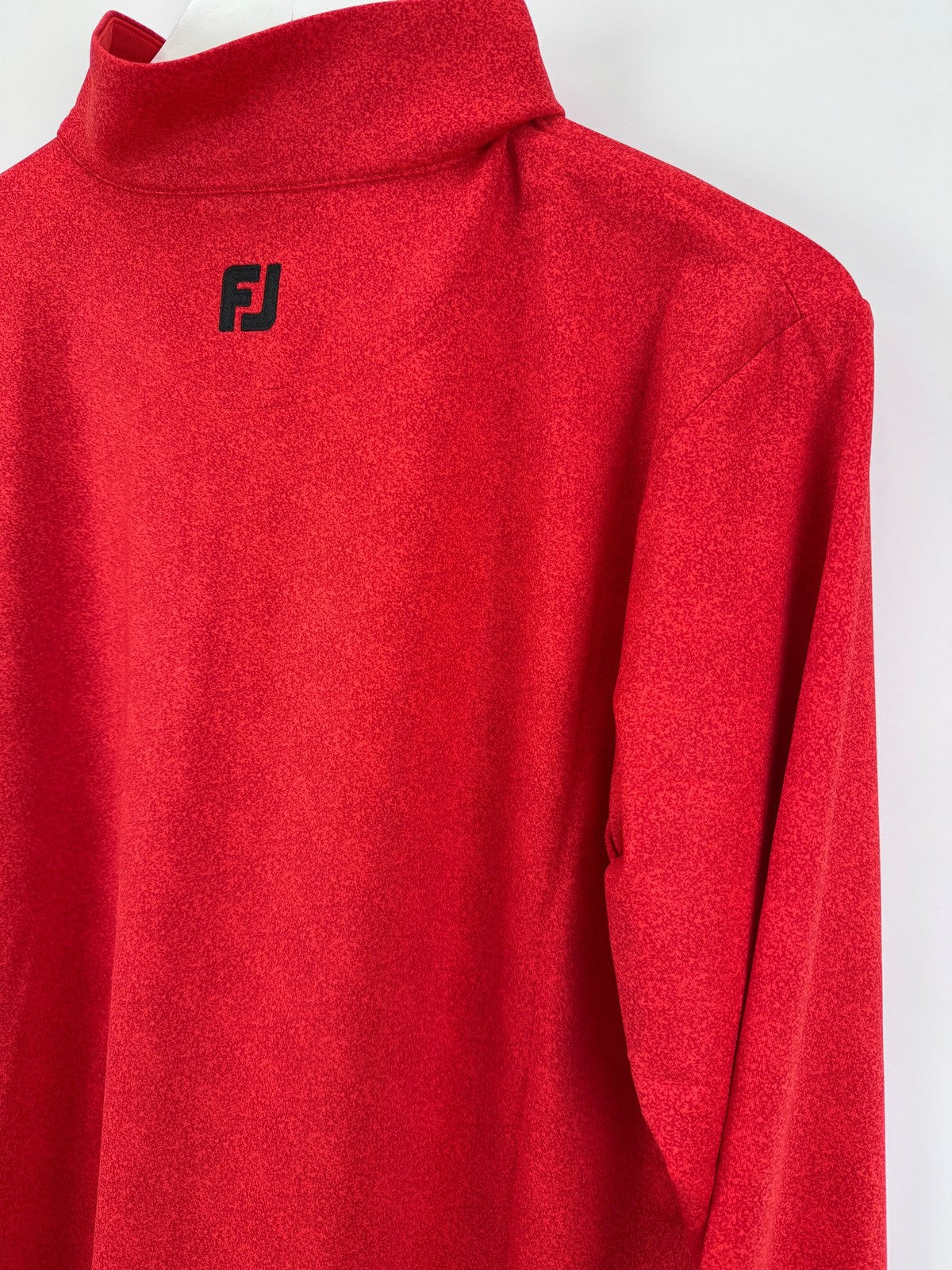 FootJoy Chill-Out Golf Pullover Men's Size Medium Red Moisture Wicking/3134611