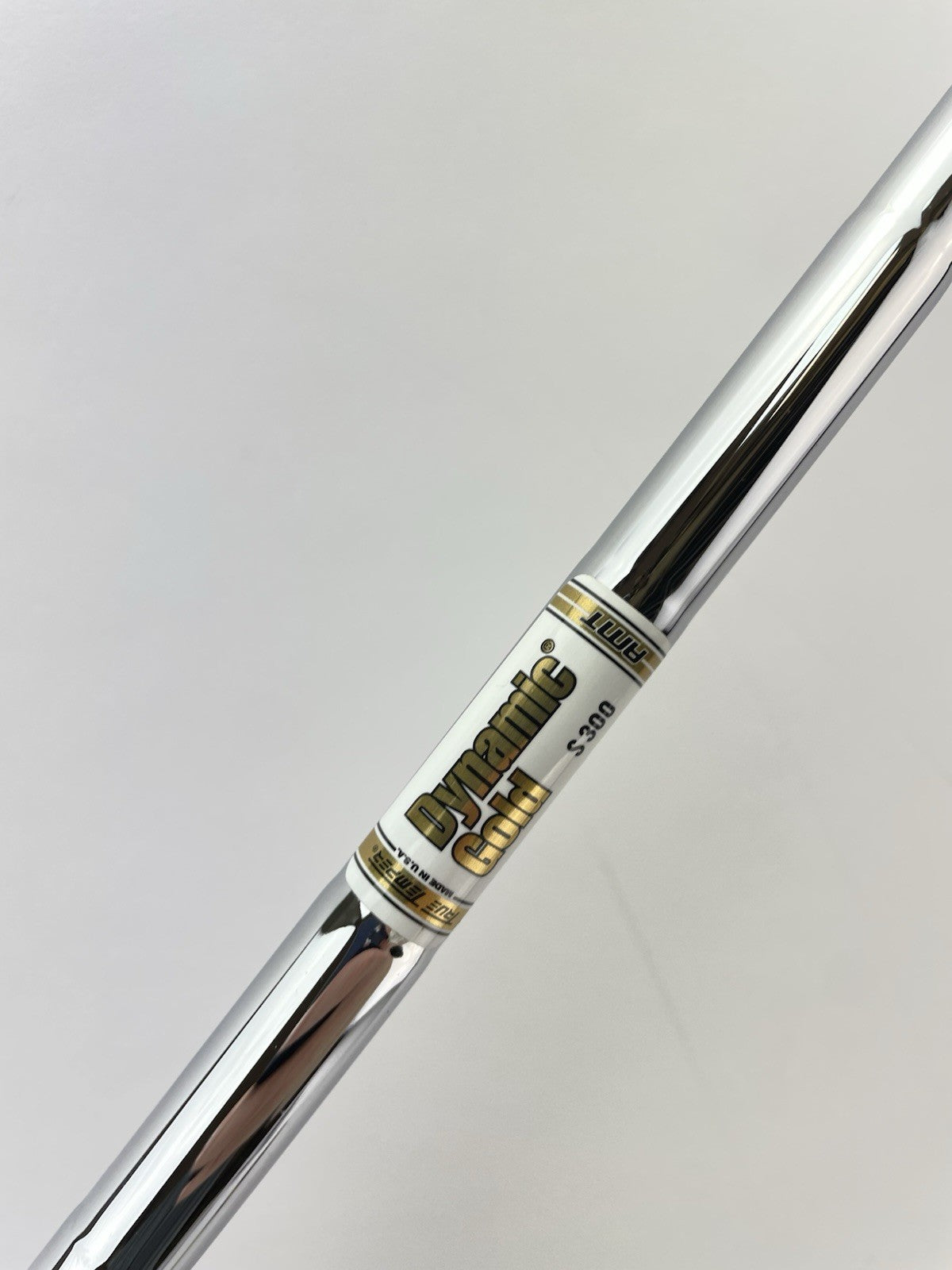 Dynamic Gold AMT Iron Shaft S300 Stiff Flex Steel 35.5” /0.355 Tapered /271293