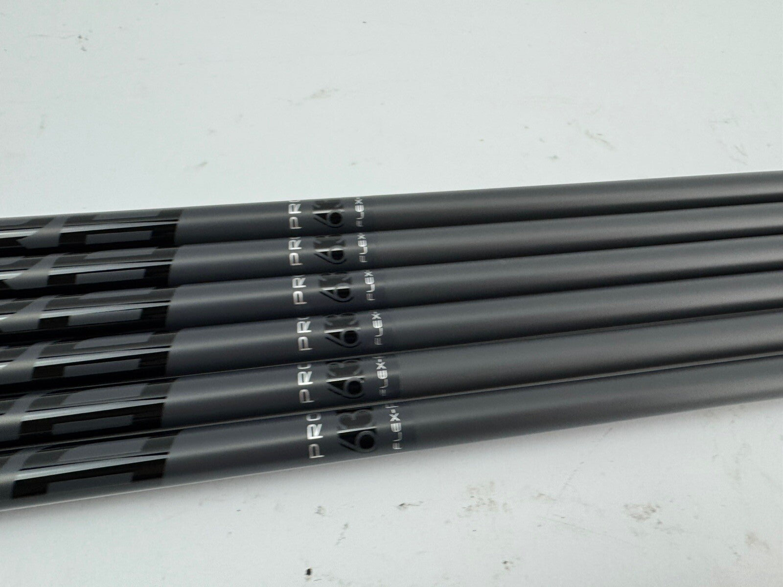 Fujikura Pro Iron Shaft Set (6) 63i Regular Flex Graphite/0.370 Parallel Tip/NEW4