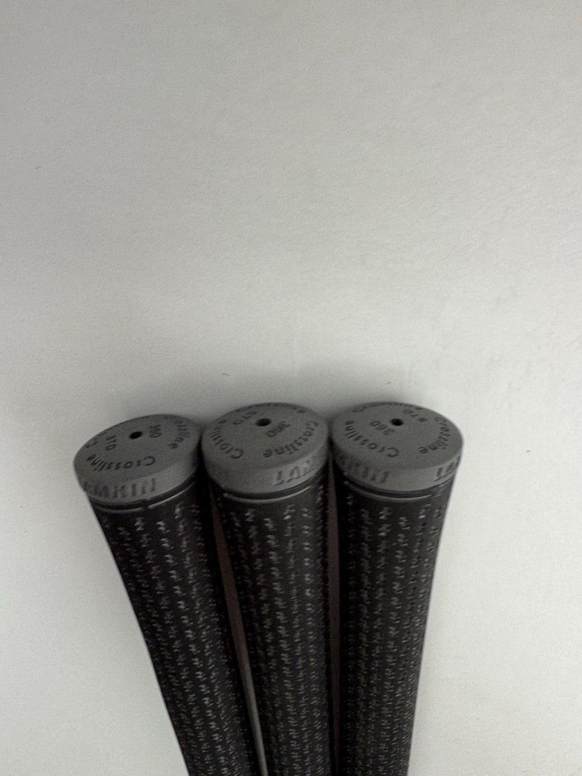 Lamkin Crossline Golf Grips (3) 360 Standard /Black/Grey /Pulled /333564