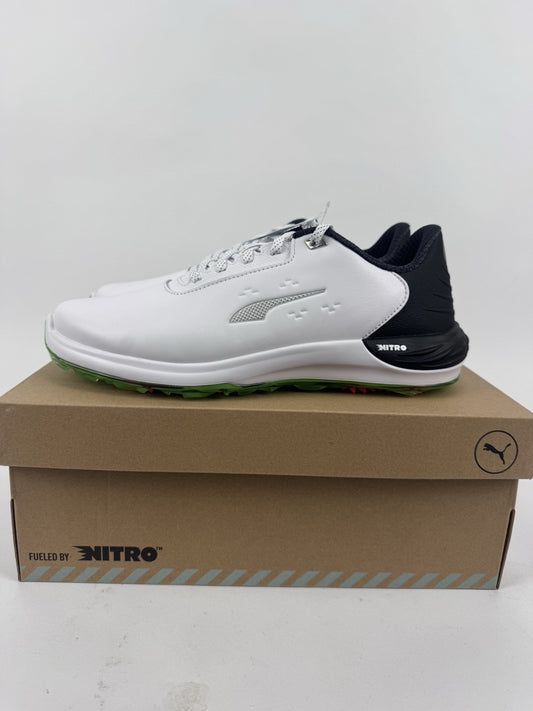 Puma Phantomcat Nitro Men's Golf Shoes Size UK 8 White Black Fluro/320320