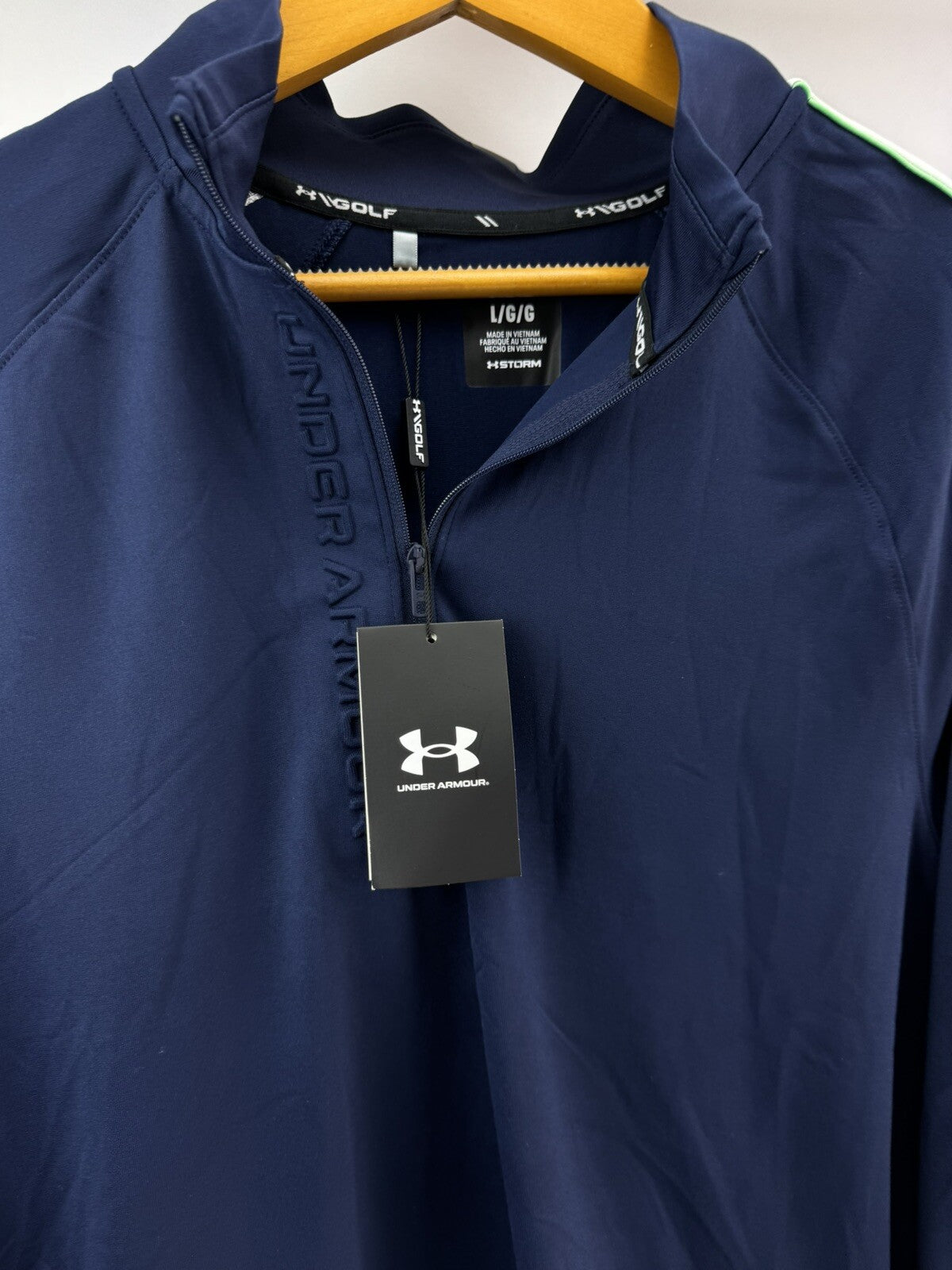 Under Armour Storm Pullover 1/4 Zip Mens UK Large /Navy /New /207183