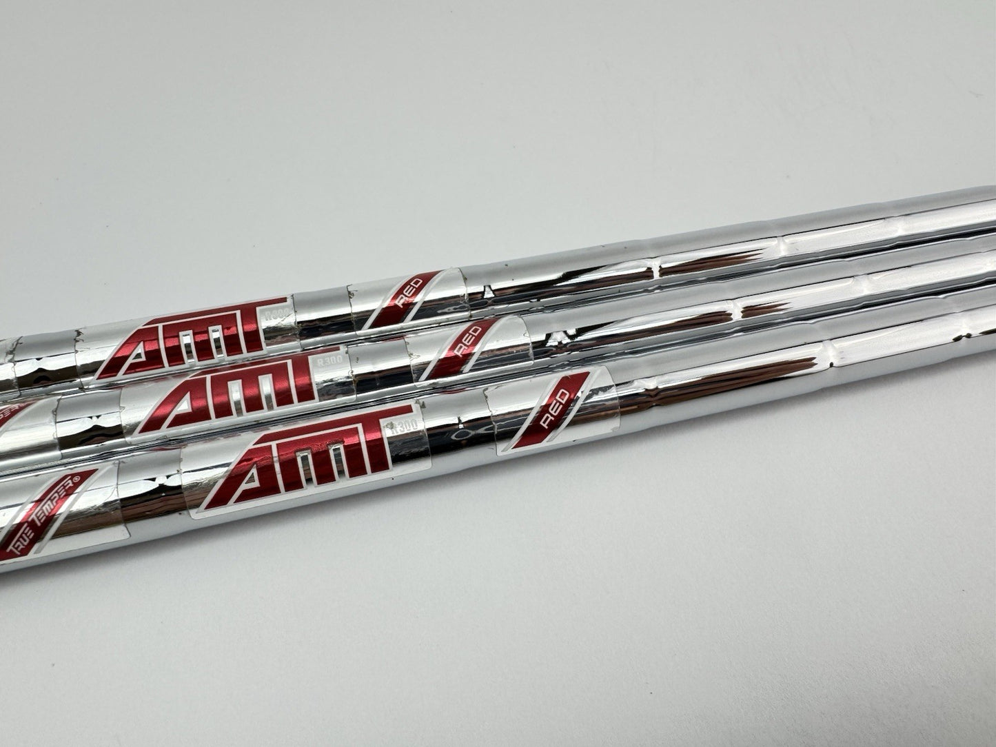 AMT Red Wedge Shaft Set (3) R300 Regular Flex Steel 0.355 Tapered /267173