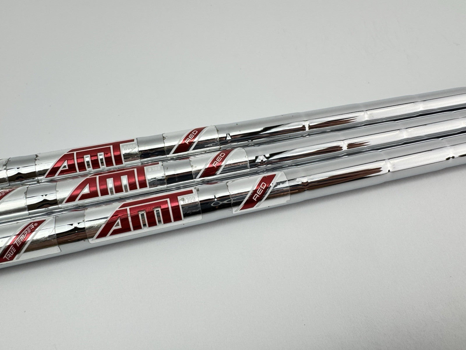 AMT Red Wedge Shaft Set (3) R300 Regular Flex Steel 0.355 Tapered /267173