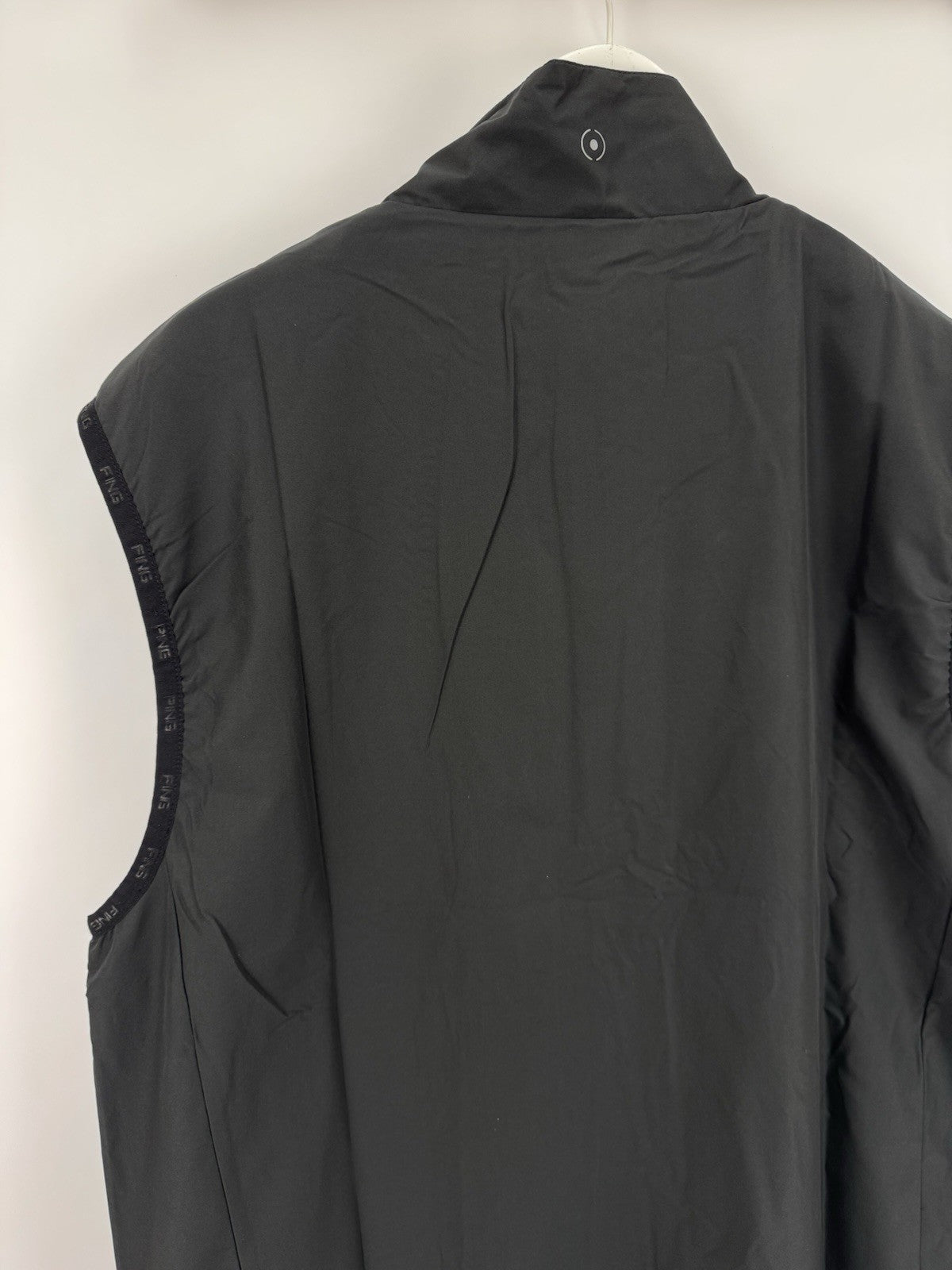 PING Mens Burford Golf Vest Size UK Medium Black Lightweight /313097