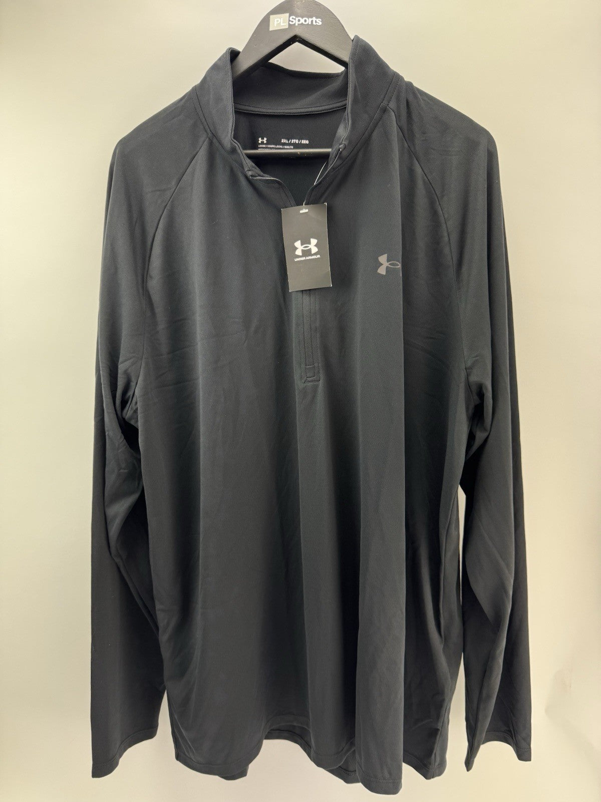 Under Armour Golf 1/4 Zip Tech Lightweight Pullover UK XXL /Black /New /285180