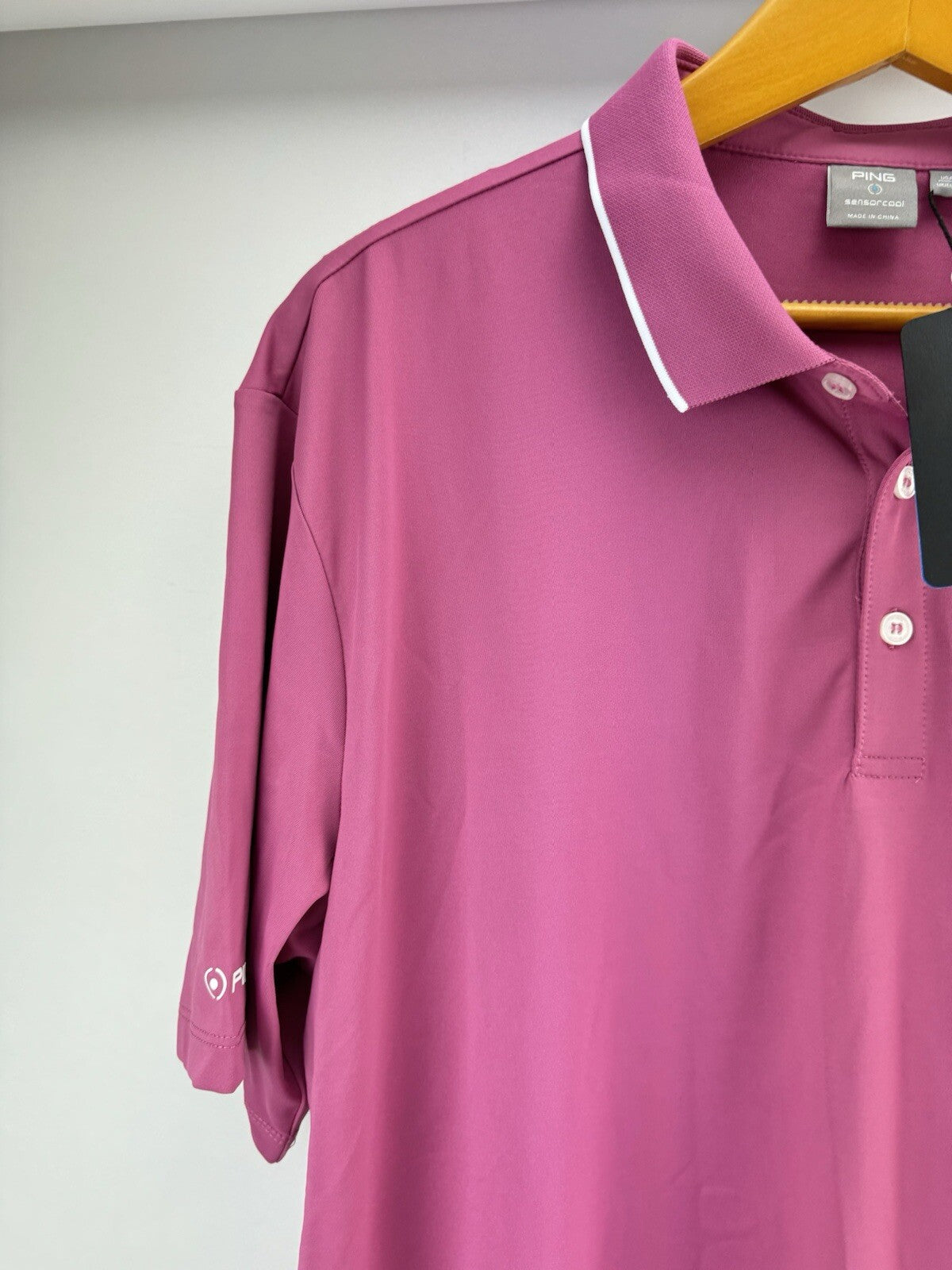 Ping Golf MR.Ping Polo II Mens UK XL /Beet Red /New /199012