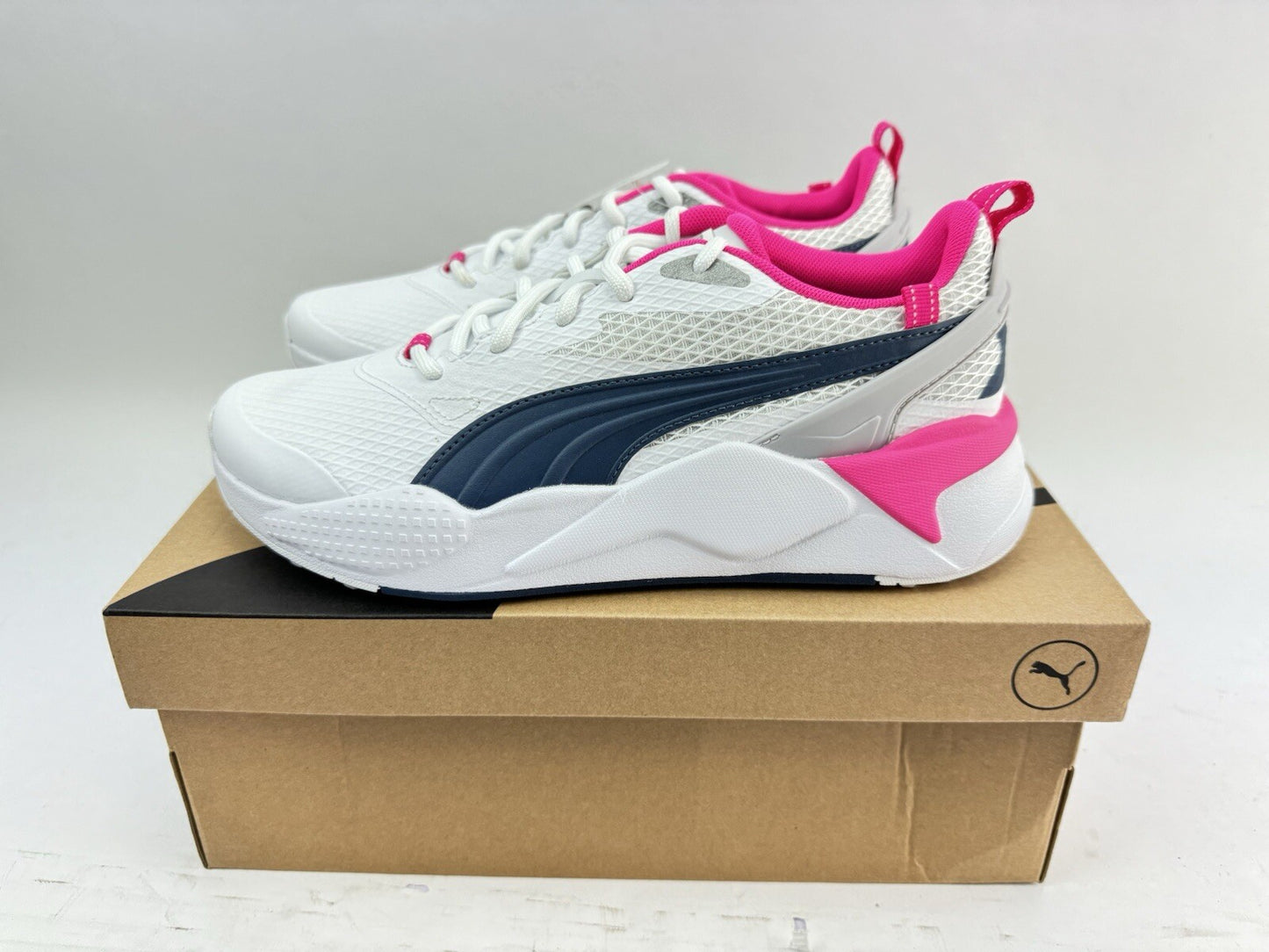 Puma GS-X Efekt Golf Shoes Womens UK 4 /White/Pink /Spikeless /New In Box /201260