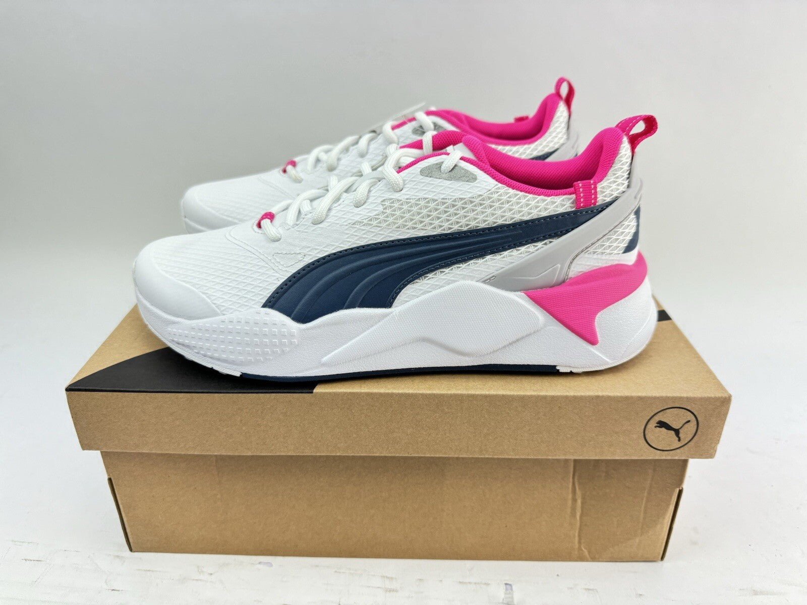 Puma GS-X Efekt Golf Shoes Womens UK 4 /White/Pink /Spikeless /New In Box /201260