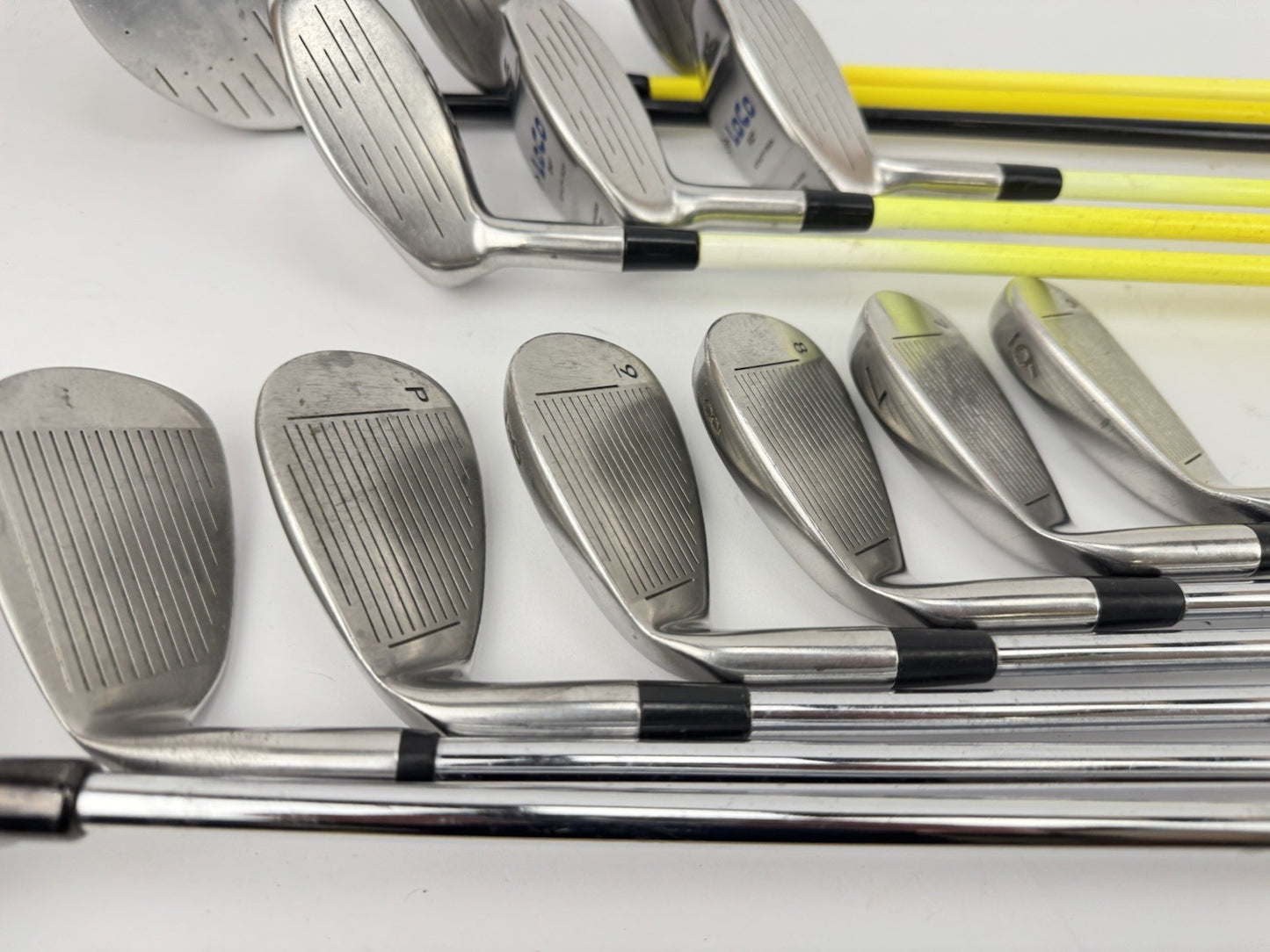 Mens Golf Package Set 13 Clubs Regular Graphite /New Grips /Right /Bag /335255