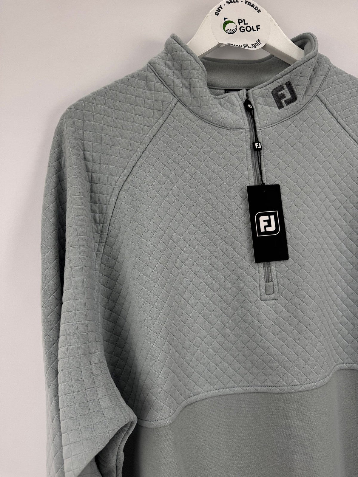 FootJoy Jacquard Thermal Chill-Out 1/4 Zip Golf Pullover Size 2XL/330123