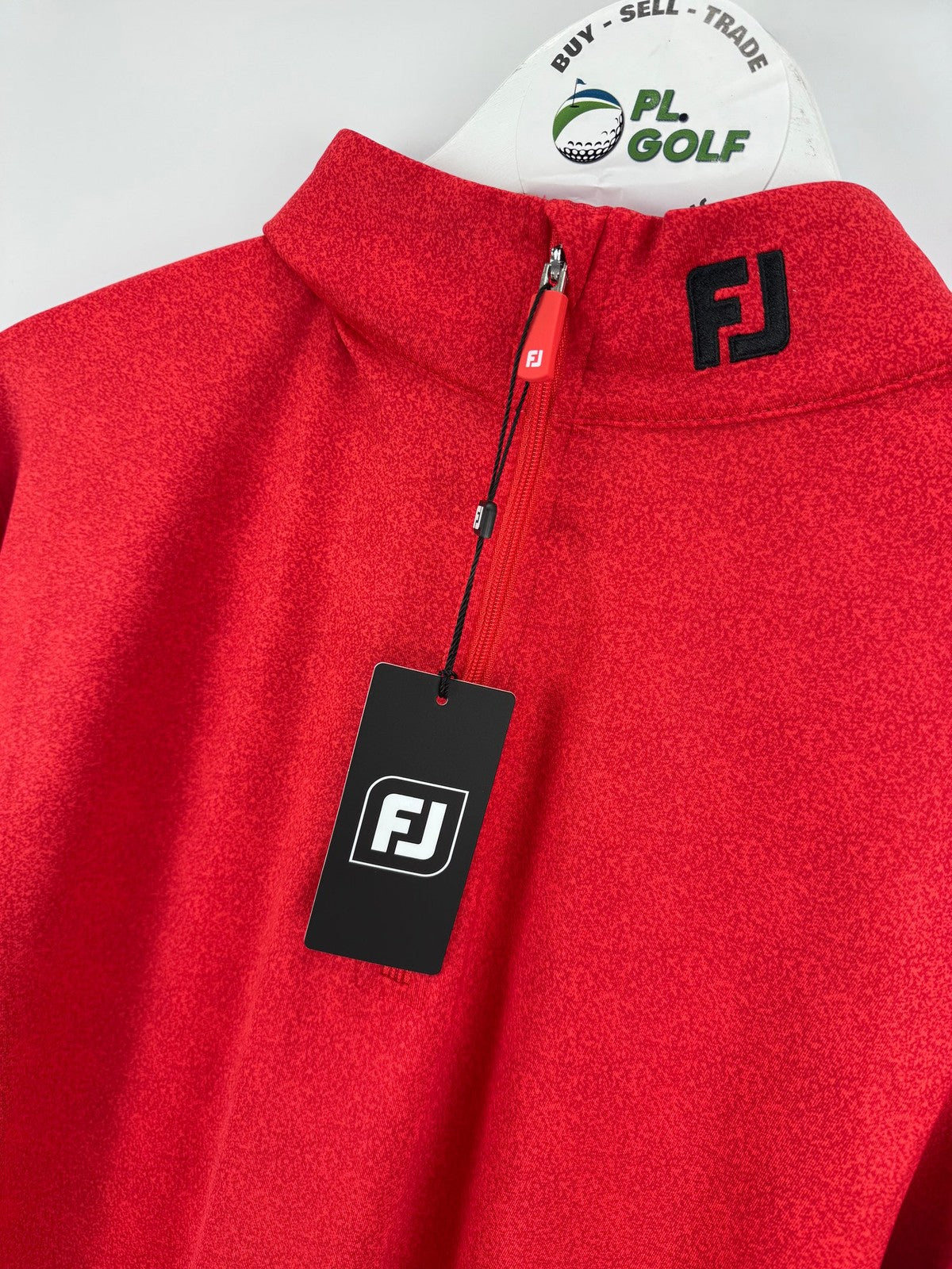 FootJoy Chill-Out Golf Pullover Men's Size Medium Red Moisture Wicking/313467