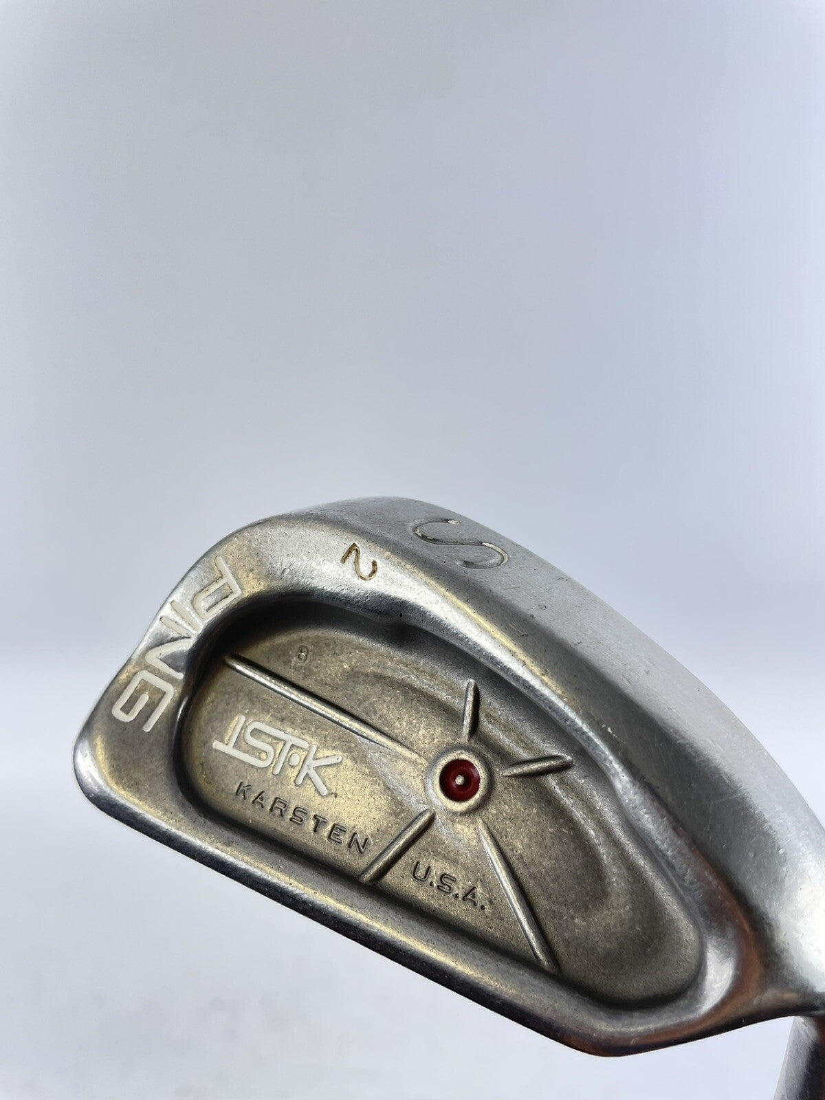 Ping ISI-K Sand Wedge Maroon Dot JZ Stiff Steel /Right Handed /New Grip /23902