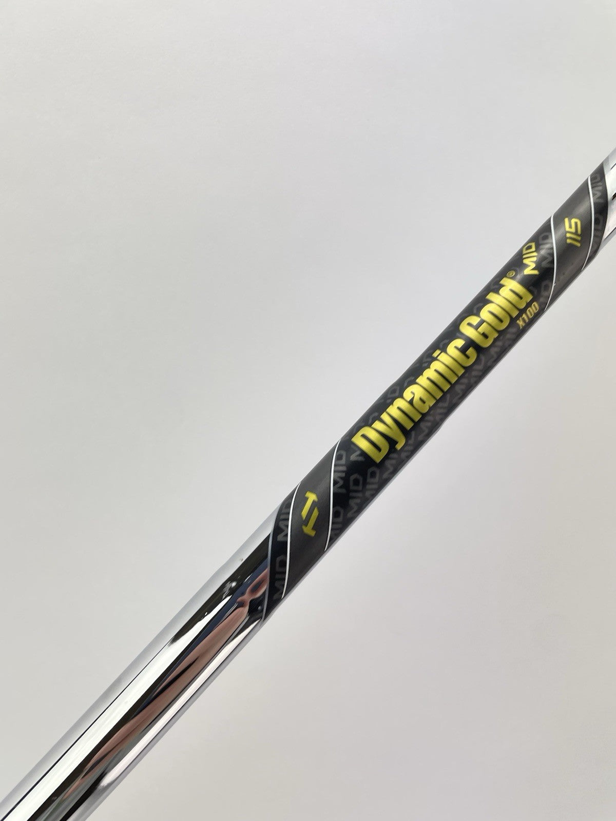 Dynamic Gold Mid 115 Iron Shaft X100 X Flex Steel 35.25” /0.355 Tapered /291612
