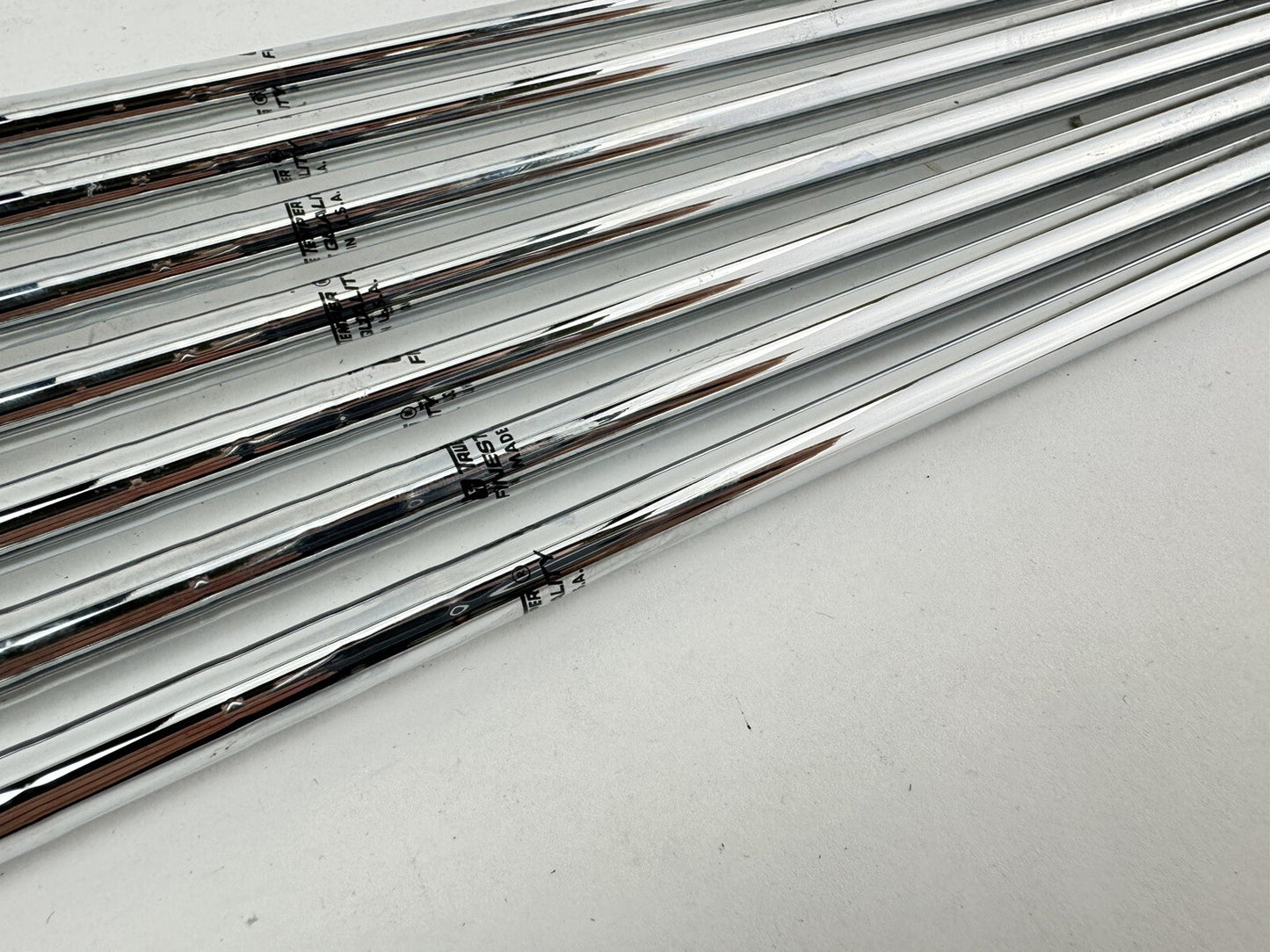 Senior Iron Shaft Set True Temper Steel (7) 0.370 Parallel /New /Grips /316756