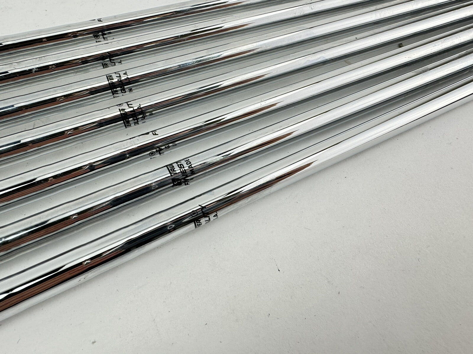 Senior Iron Shaft Set True Temper Steel (7) 0.370 Parallel /New /Grips /316756