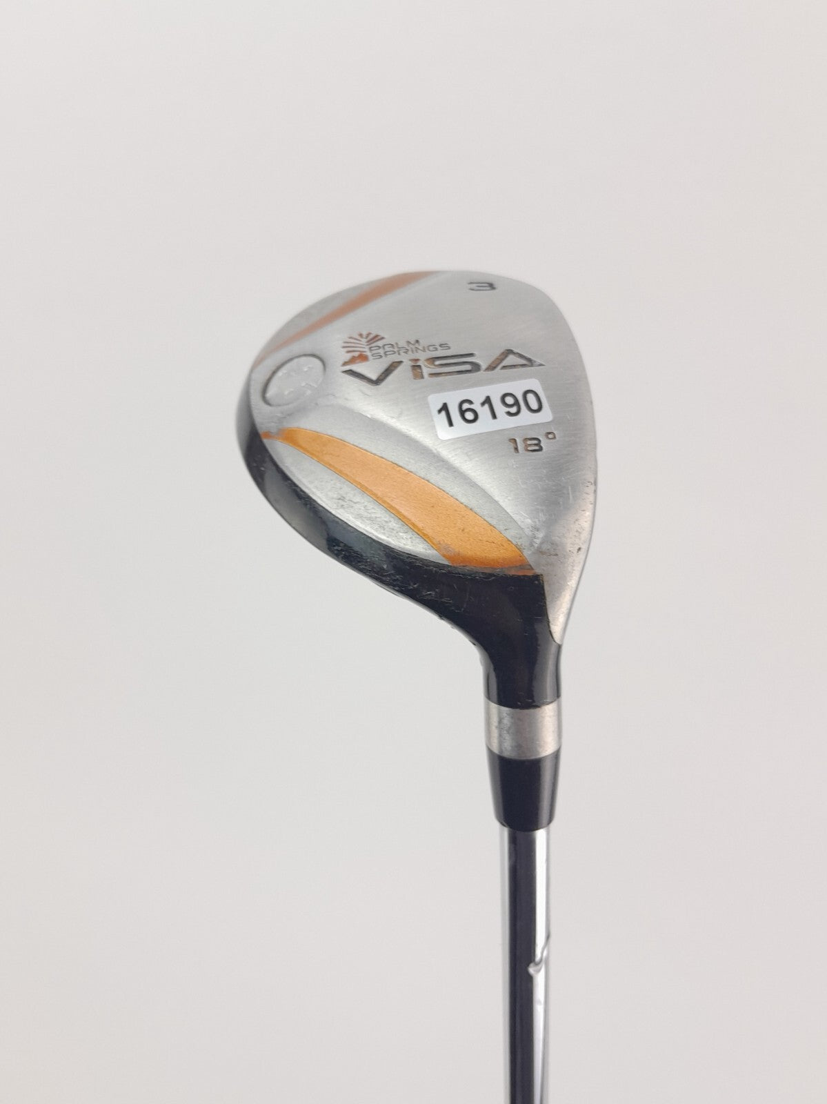 Mens 3 Hybrid 18* Palm Springs Stiff Flex Steel /Right Handed /New Grip /1619016