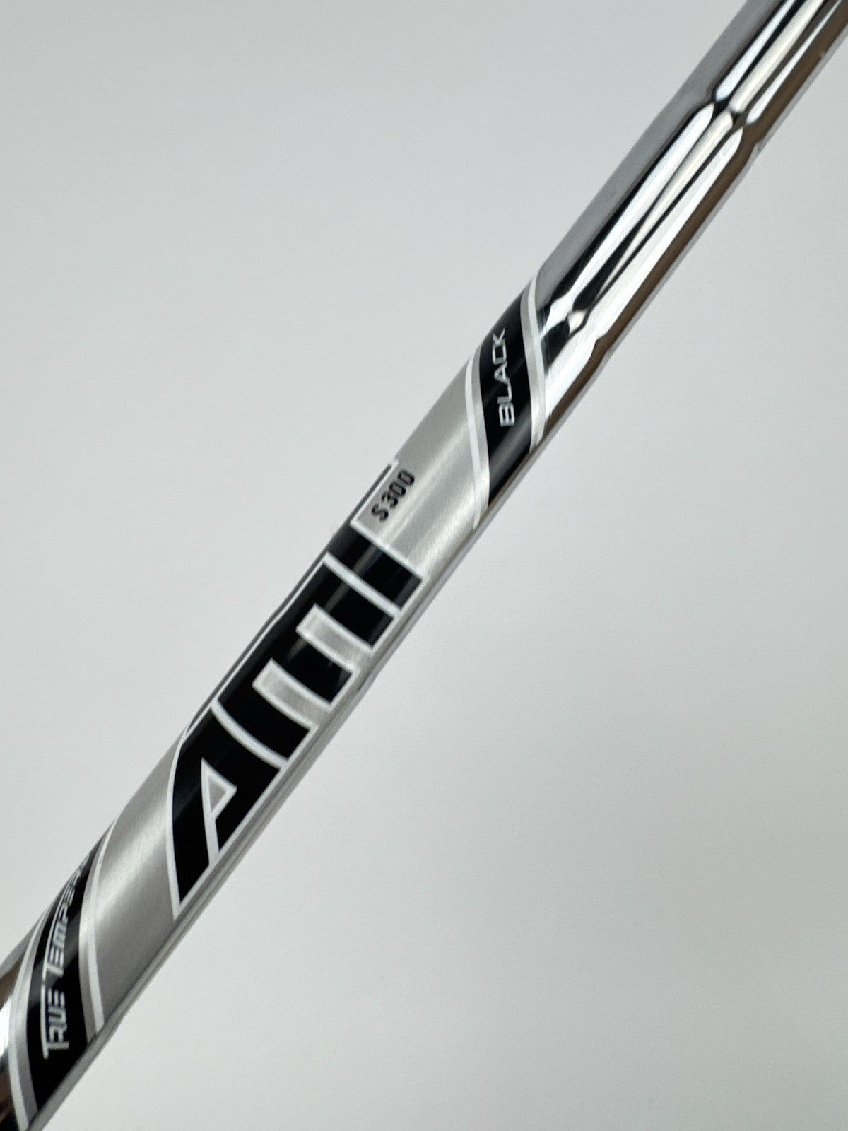 True Temper AMT Black Iron Shaft S300 Stiff Steel 35” /0.355 Tapered /331105