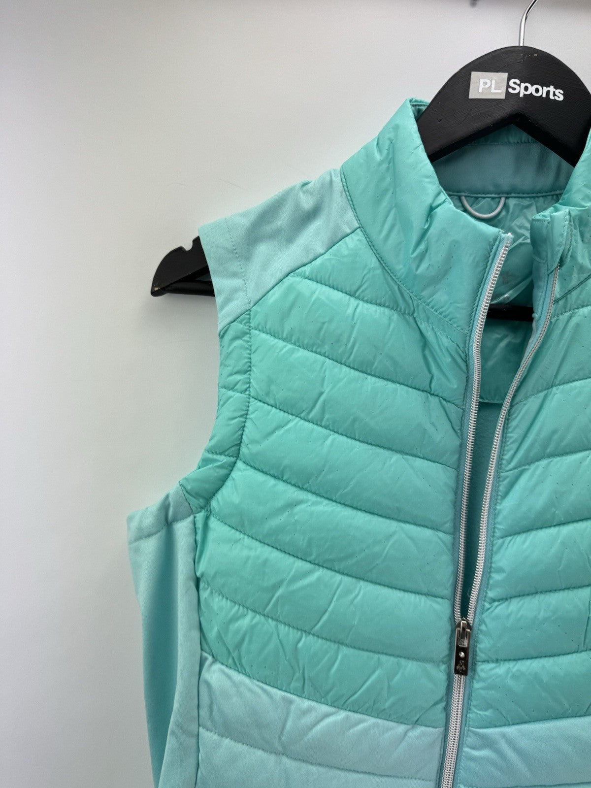 Green Lamb Golf Womens Gilet Thermal Windproof UK 10 /Aqua /New /298132