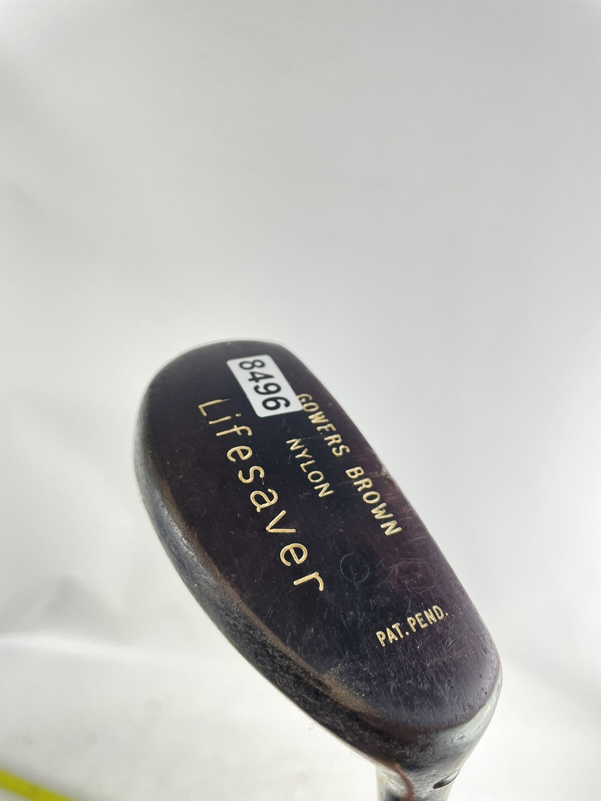 Gowers Brown Nylon Putter 35” Lifesaver Heel Shafted Steel /New Grip /849619