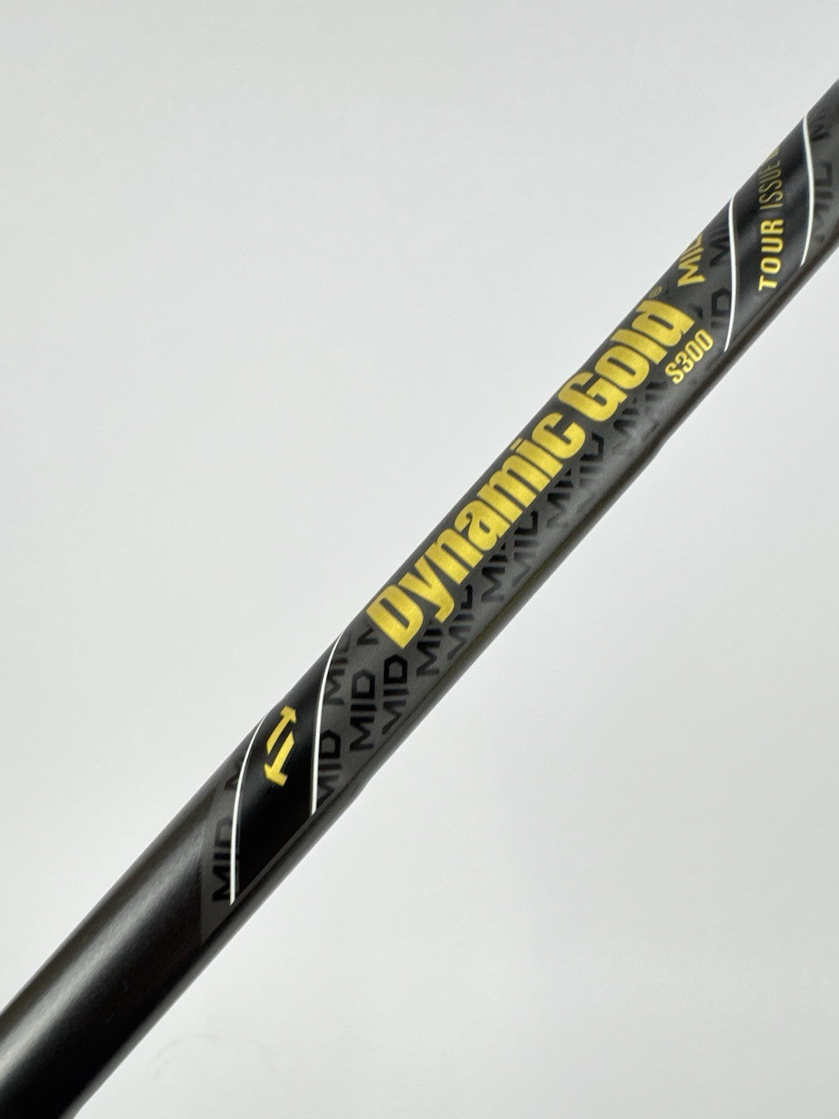 Dynamic Gold Tour Issue Iron Shaft Mid S300 Stiff Steel Blackout 36” /330253