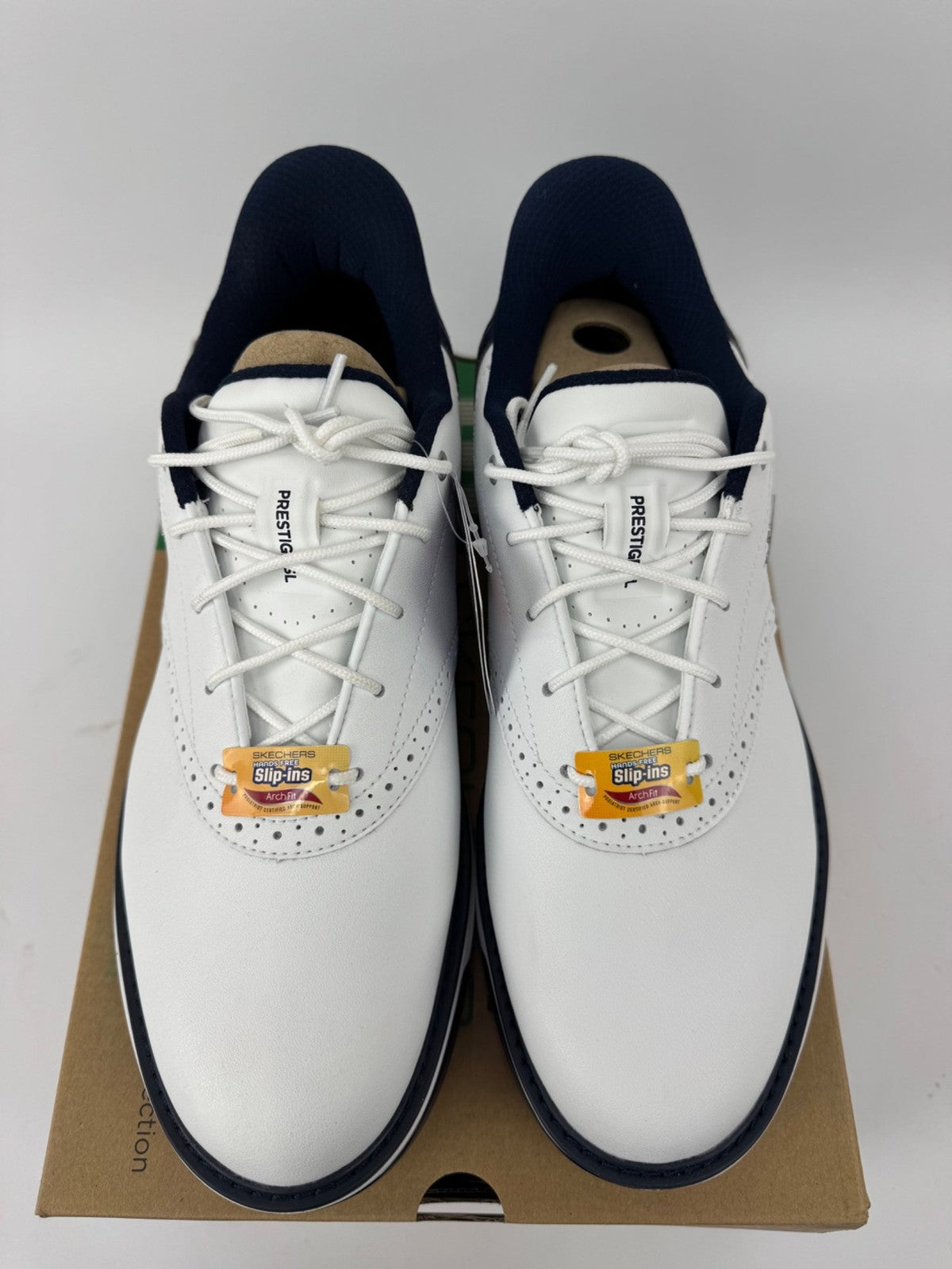 Skechers Go Golf Prestige SL Mens Golf Shoes Size UK 8 Waterproof White/371621