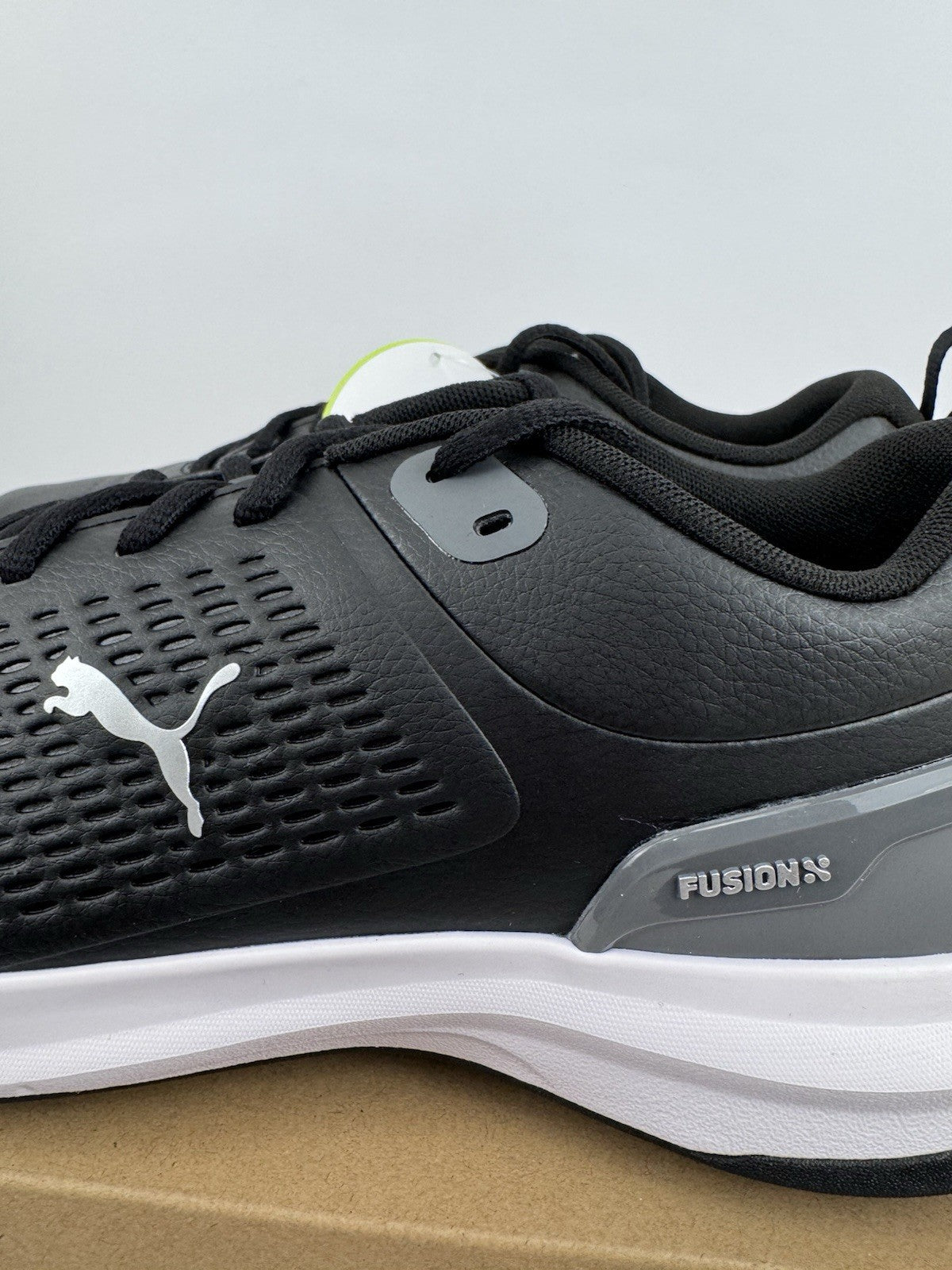 Puma Fusion Plus Spiked Golf Shoes Men's Size 9 Black Waterproof/318613
