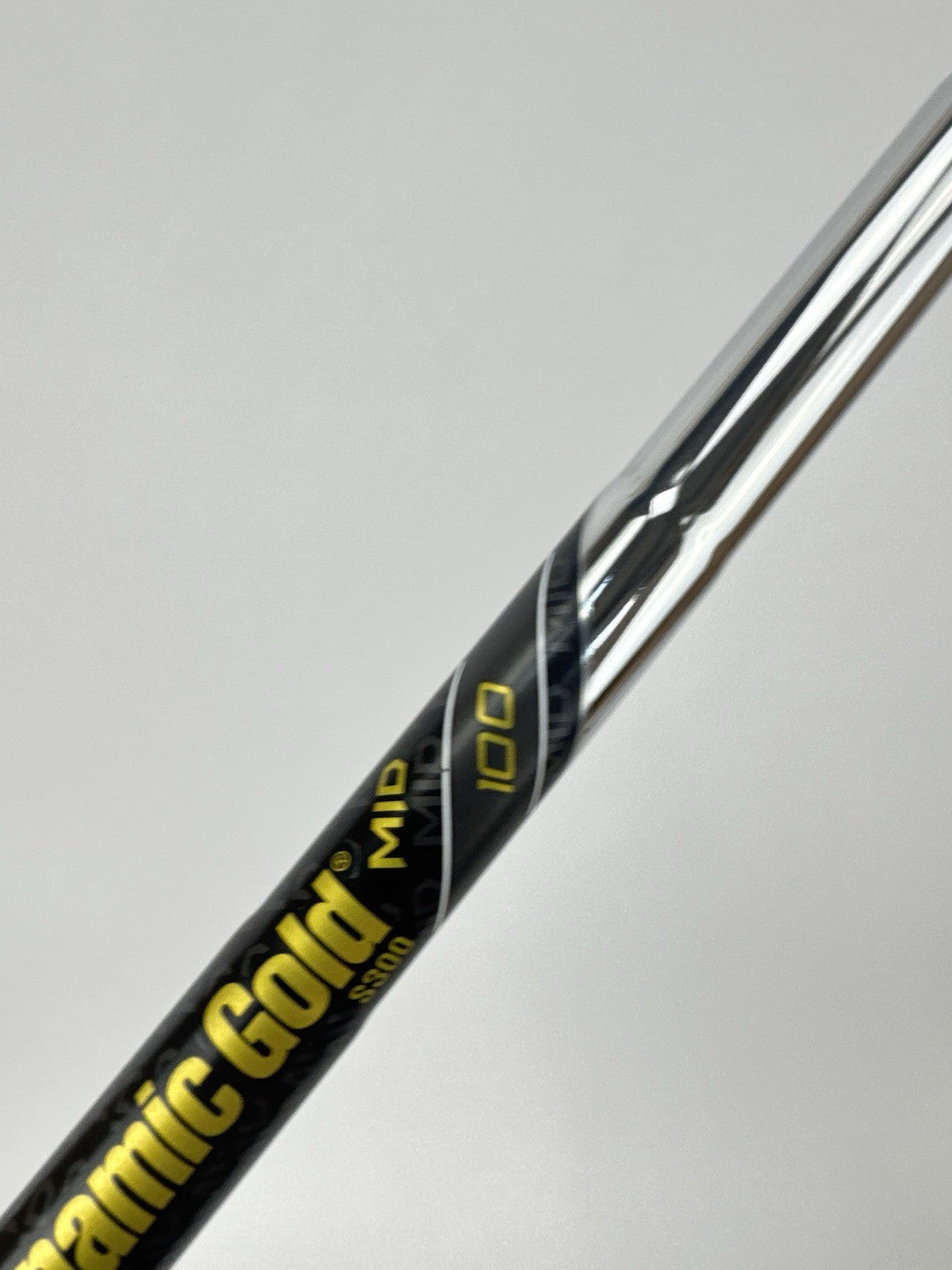 Dynamic Gold Mid 100 Iron Shaft S300 Stiff Flex Steel 35.5”/0.370 Parallel/337068