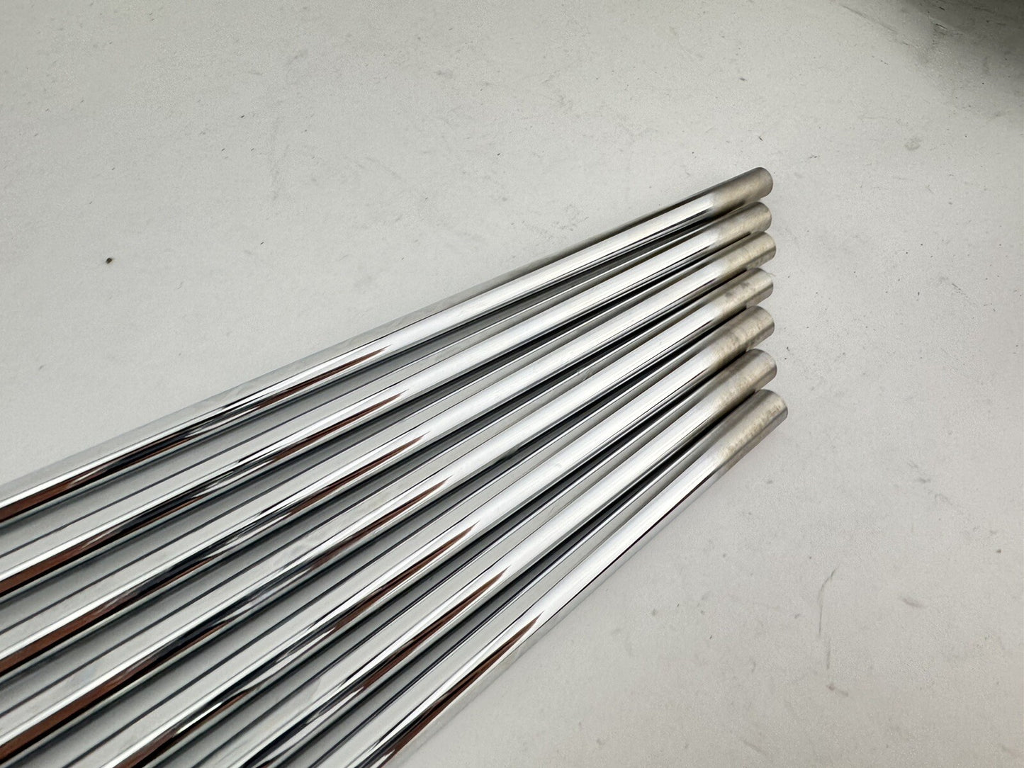 Senior Iron Shaft Set True Temper Steel (7) 0.370 Parallel /New /Grips /316757