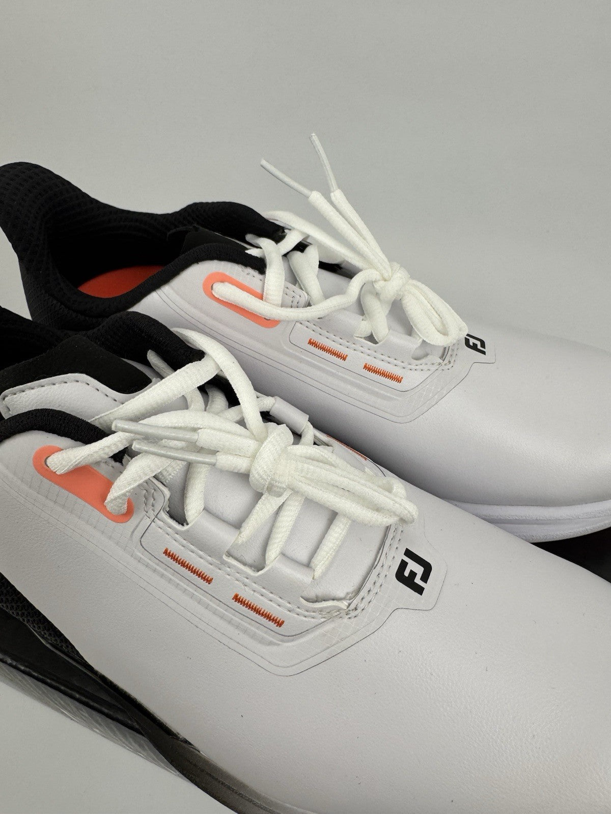 FootJoy Fuel Golf Shoes Men's UK Size 7 White Black Orange Lightweight/312917