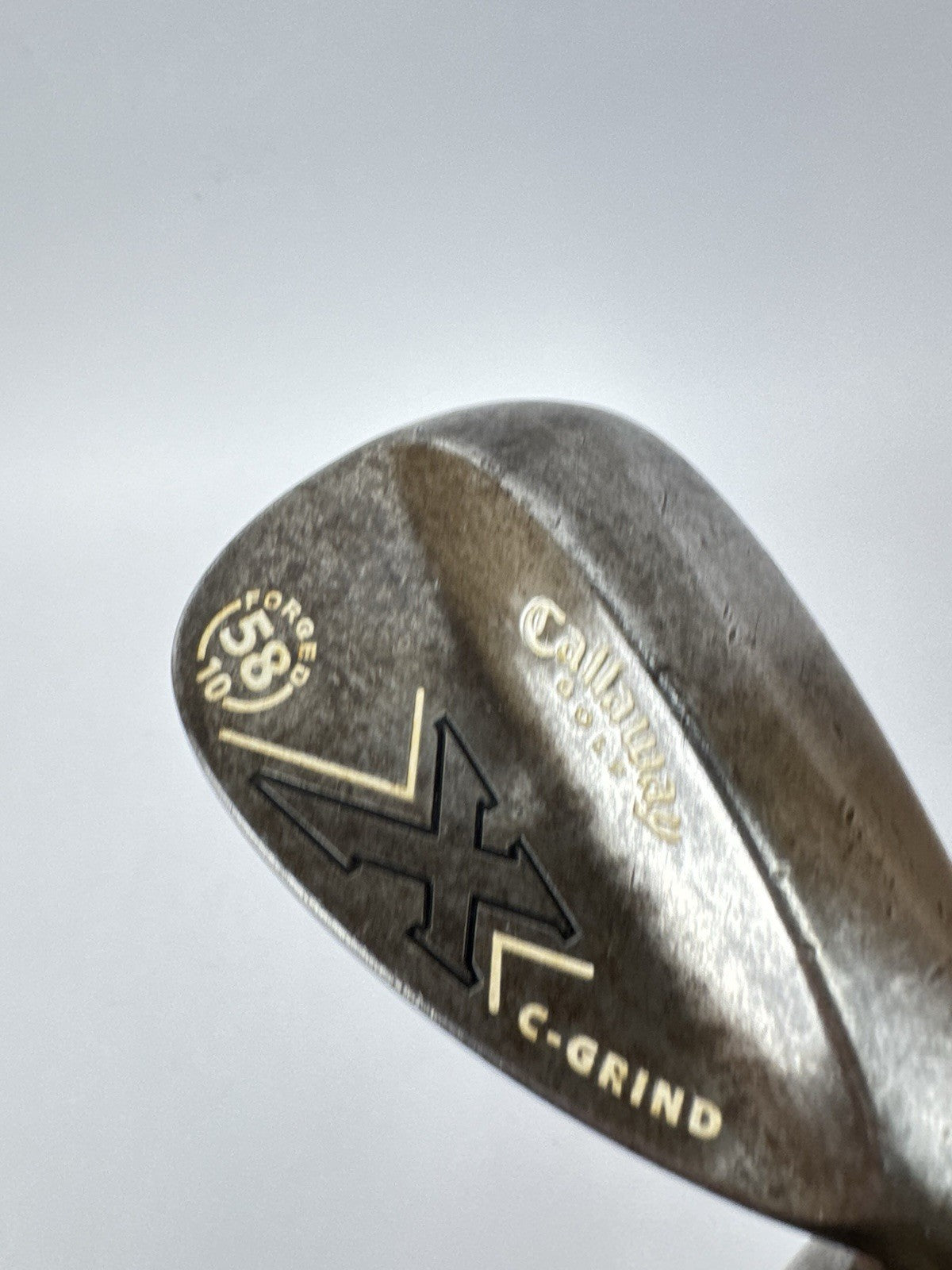 Callaway Lob Wedge X Forged 58* Raw Wedge Flex Steel /Right /New Grip /342823